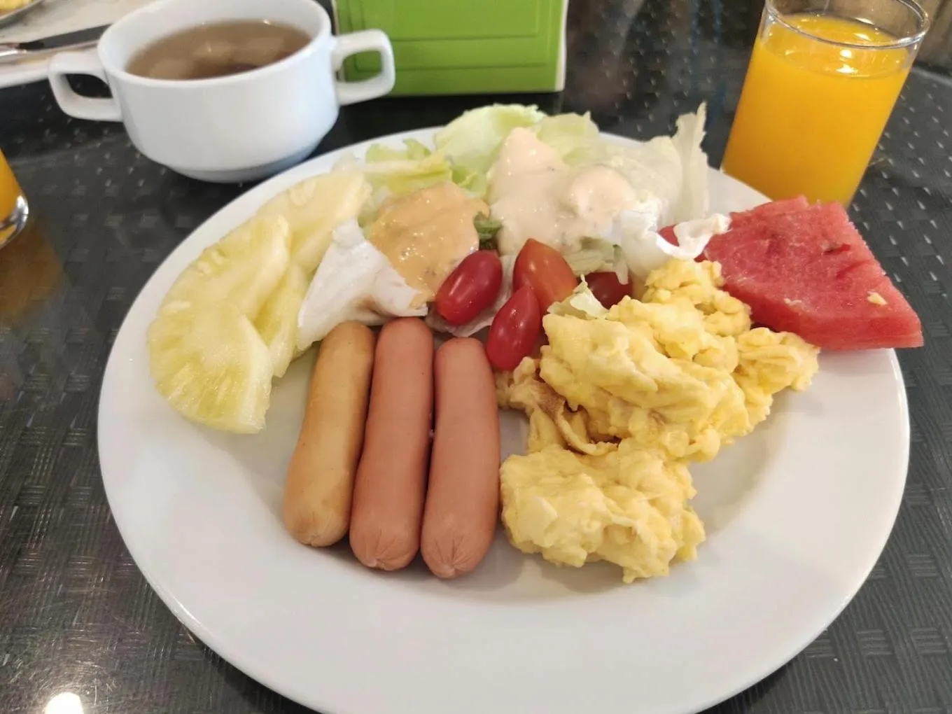 Continental breakfast in Golden Tulip Essential Pattaya