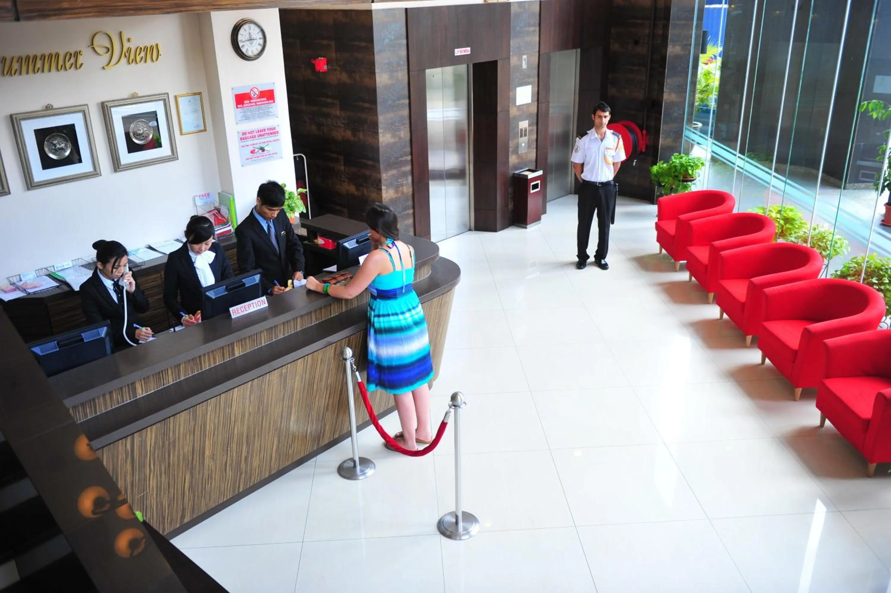 People in Hotel Summer View