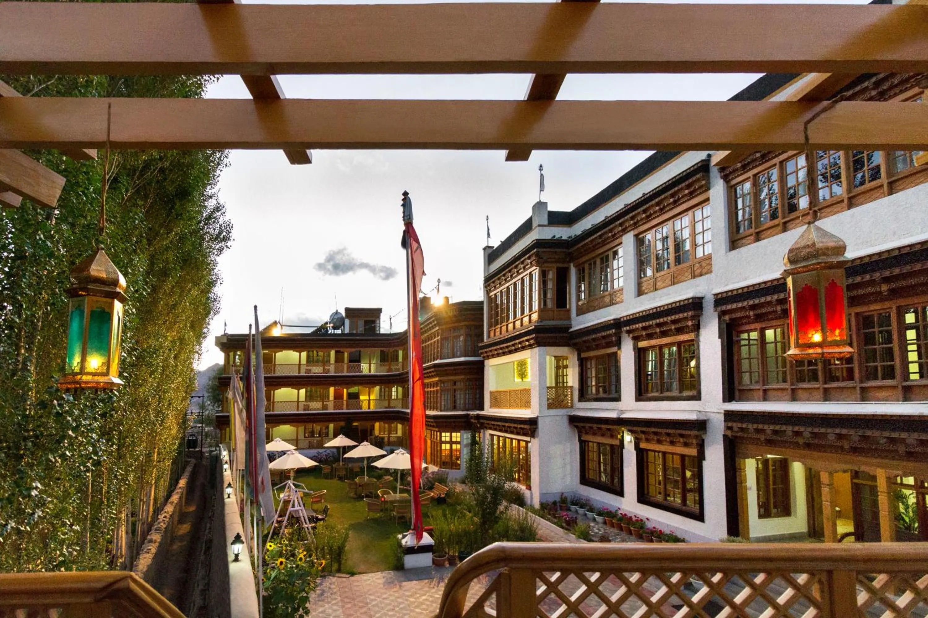 Garden view in Hotel The Kaal