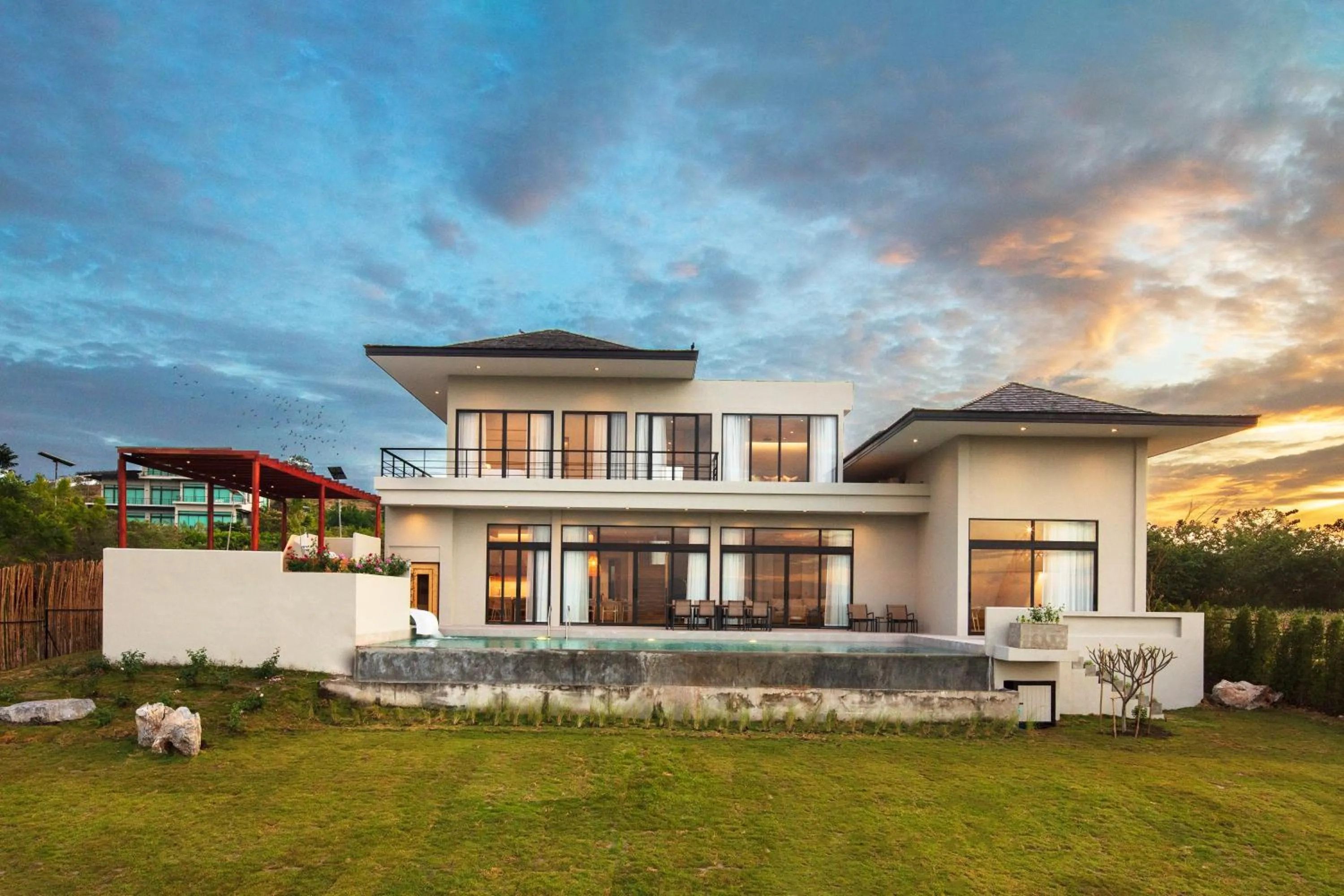 Property building in The Private Pool Villas at Civilai Hill Khao Yai