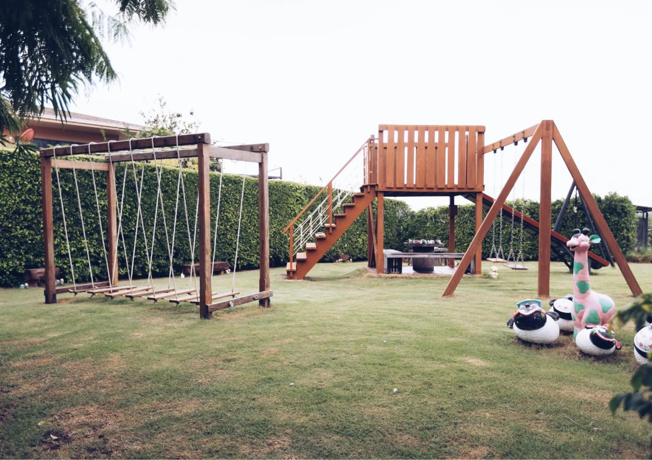 Children play ground in The Private Pool Villas at Civilai Hill Khao Yai