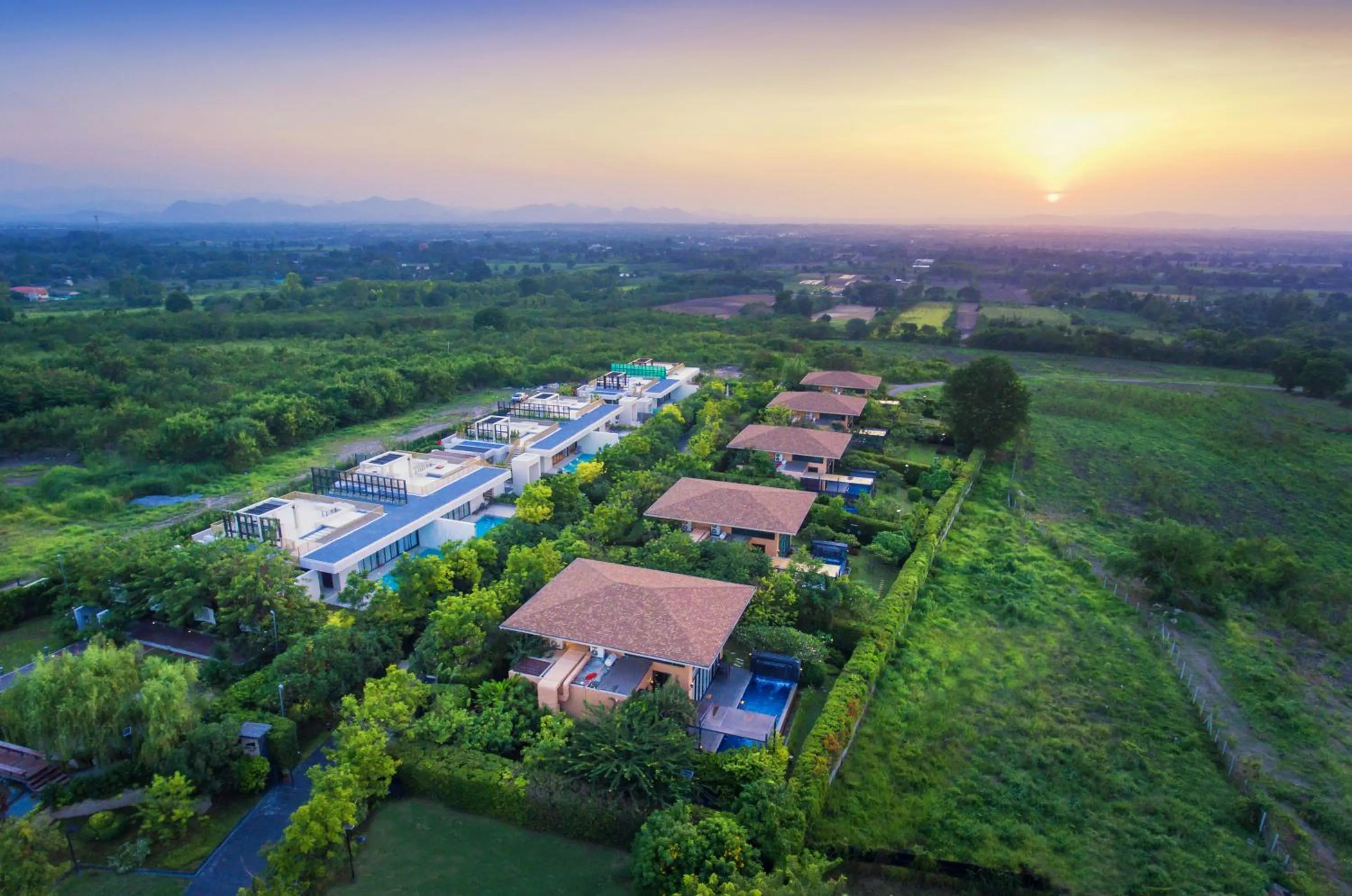 Natural landscape in The Private Pool Villas at Civilai Hill Khao Yai