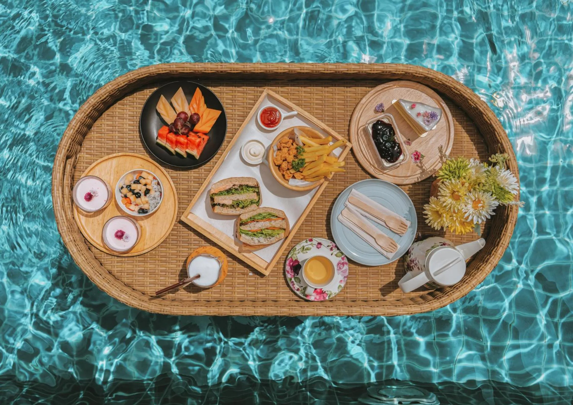 Food and drinks in The Private Pool Villas at Civilai Hill Khao Yai