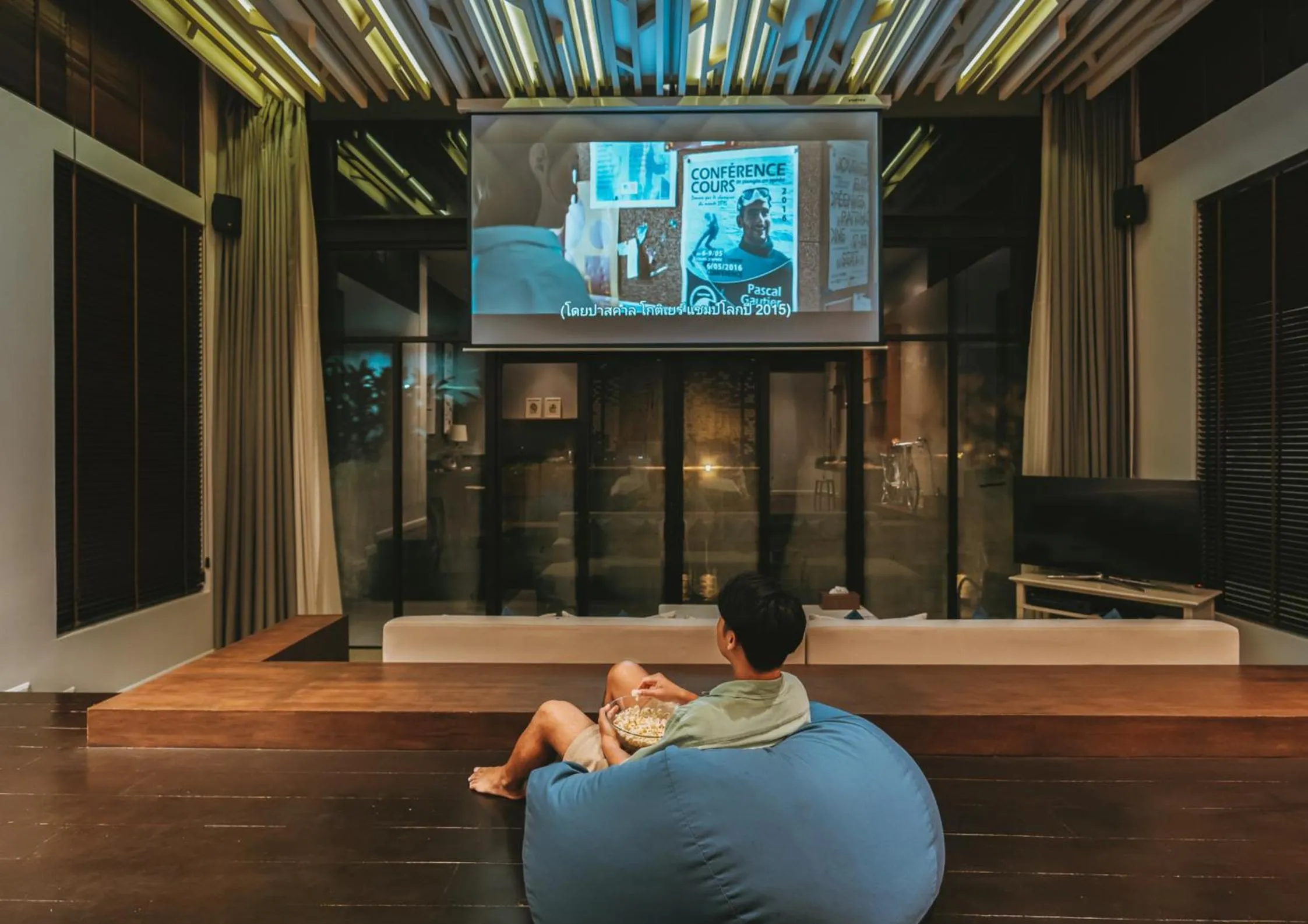 TV and multimedia in The Private Pool Villas at Civilai Hill Khao Yai