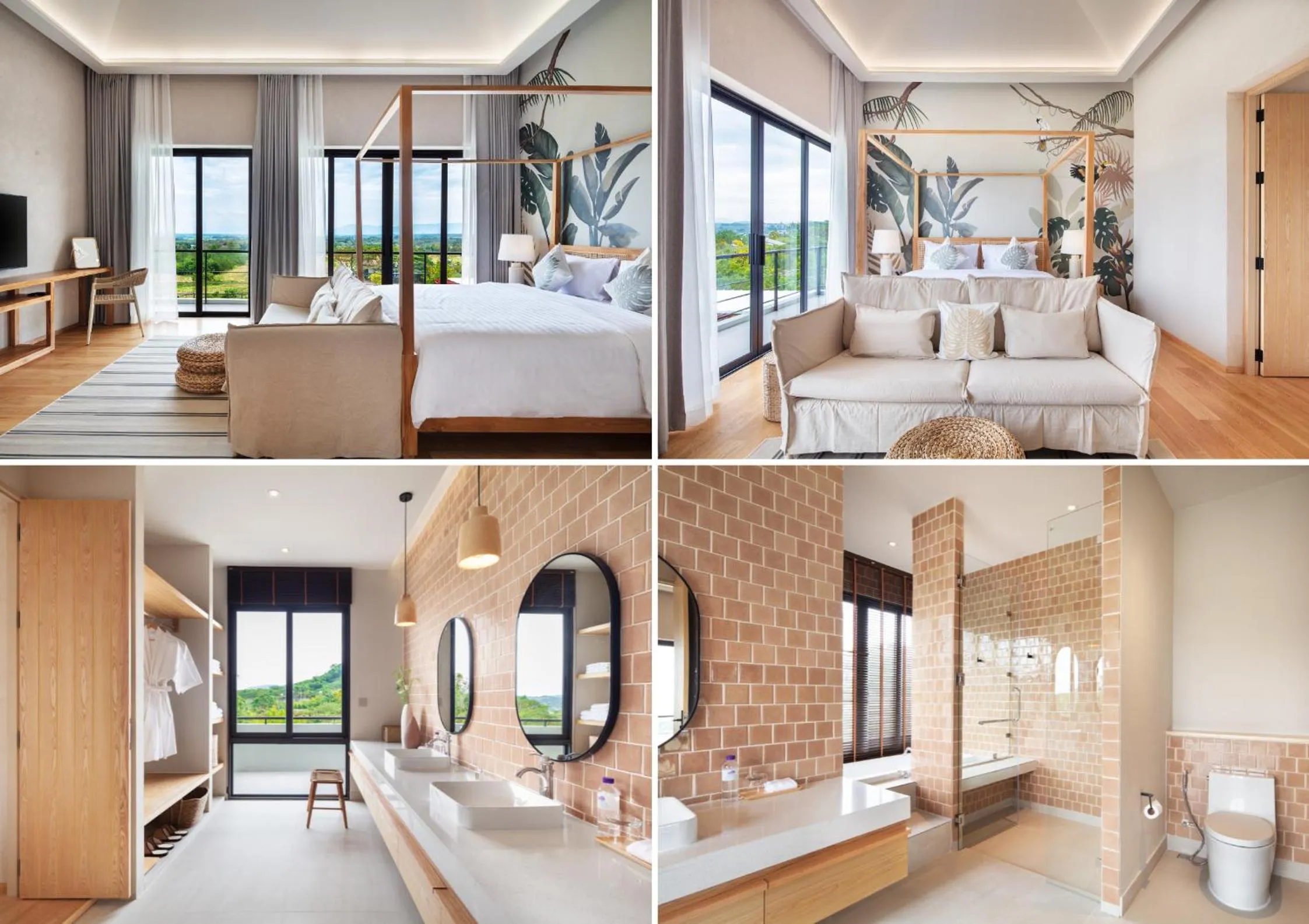 Bedroom, Bed in The Private Pool Villas at Civilai Hill Khao Yai