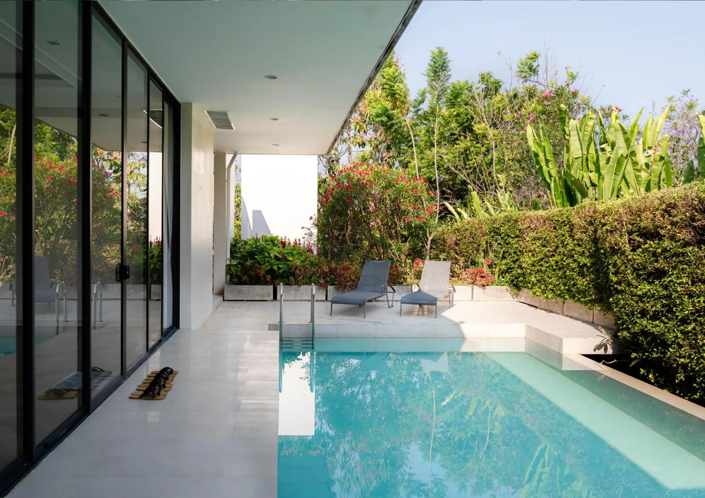 Swimming pool in The Private Pool Villas at Civilai Hill Khao Yai