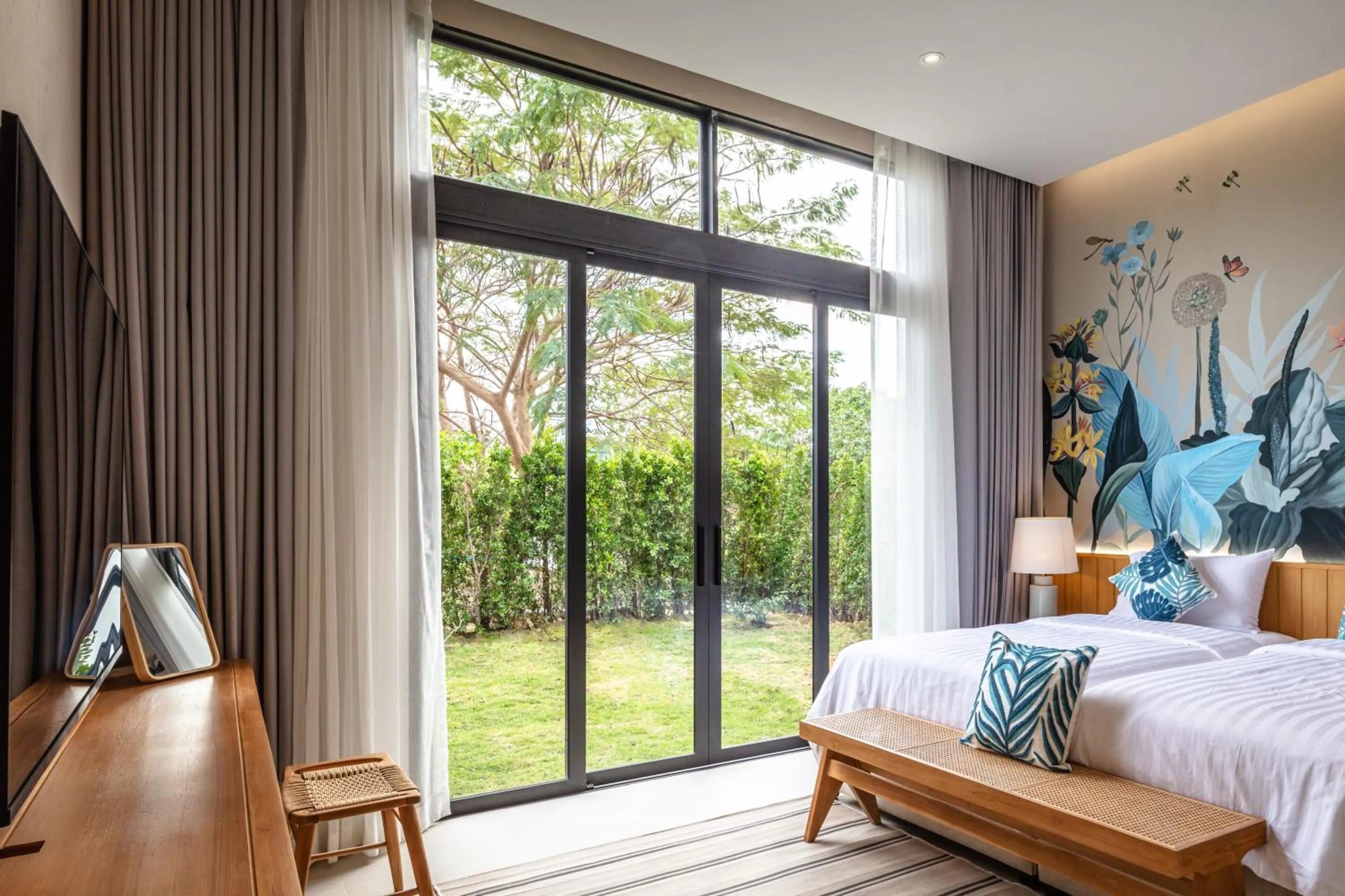 Bedroom, Bed in The Private Pool Villas at Civilai Hill Khao Yai