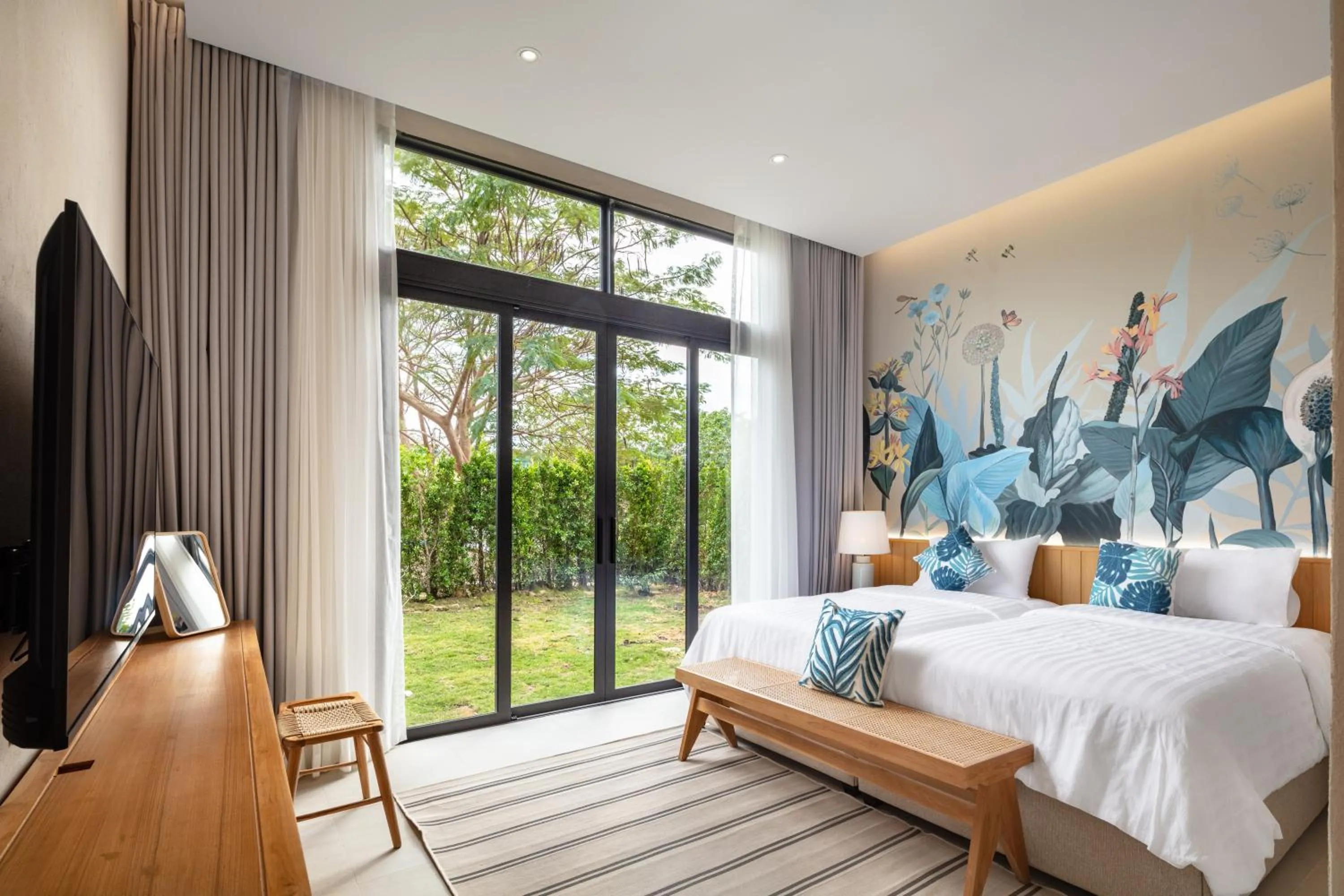 Bedroom, Bed in The Private Pool Villas at Civilai Hill Khao Yai