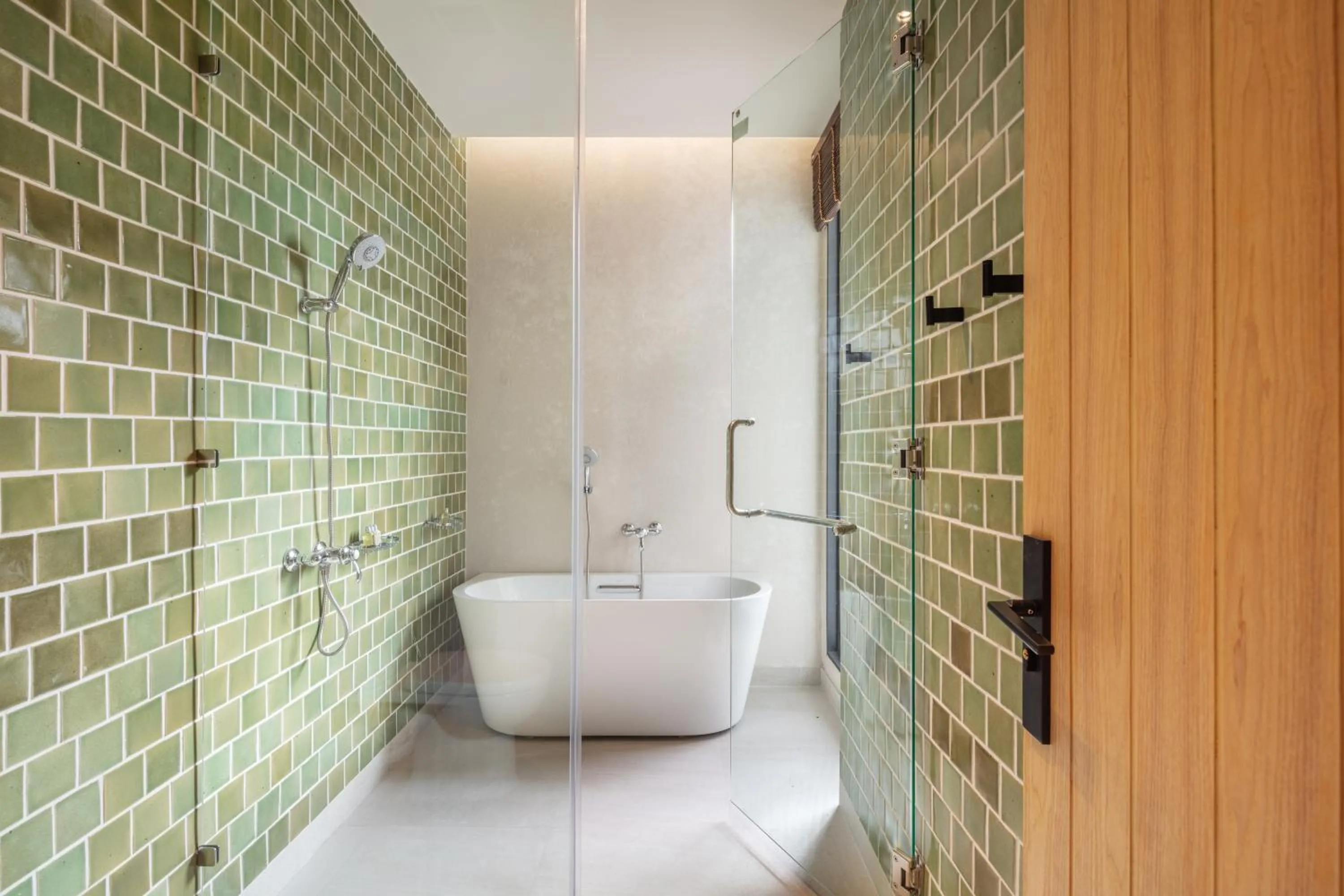 Shower in The Private Pool Villas at Civilai Hill Khao Yai