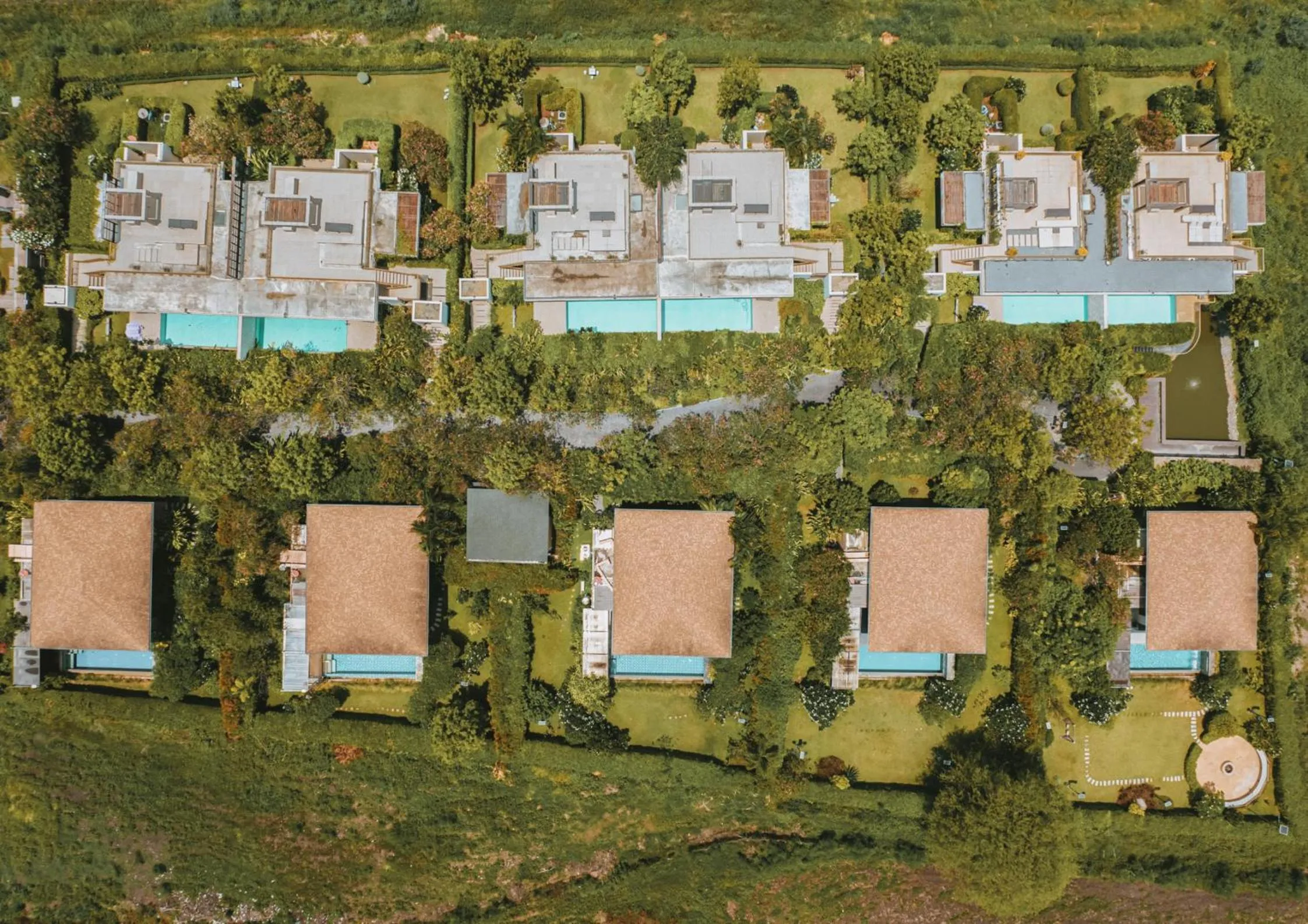 Property building in The Private Pool Villas at Civilai Hill Khao Yai