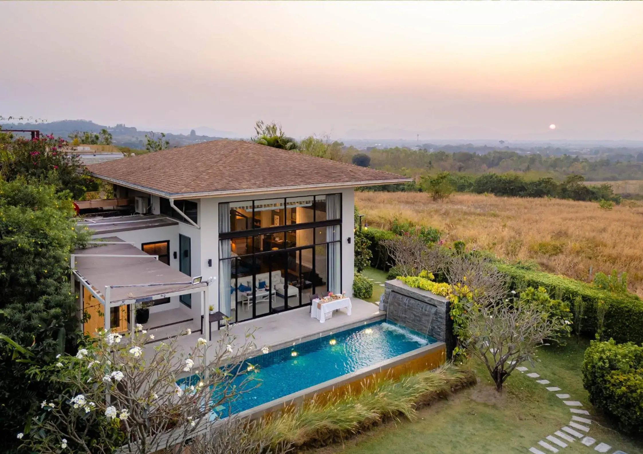 Panoramic Pool Villa with Temperature-Controlled Pool in The Private Pool Villas at Civilai Hill Khao Yai Panoramic Pool Villa with Temperature-Controlled Pool in The Private Pool Villas at Civilai Hill Khao Yai