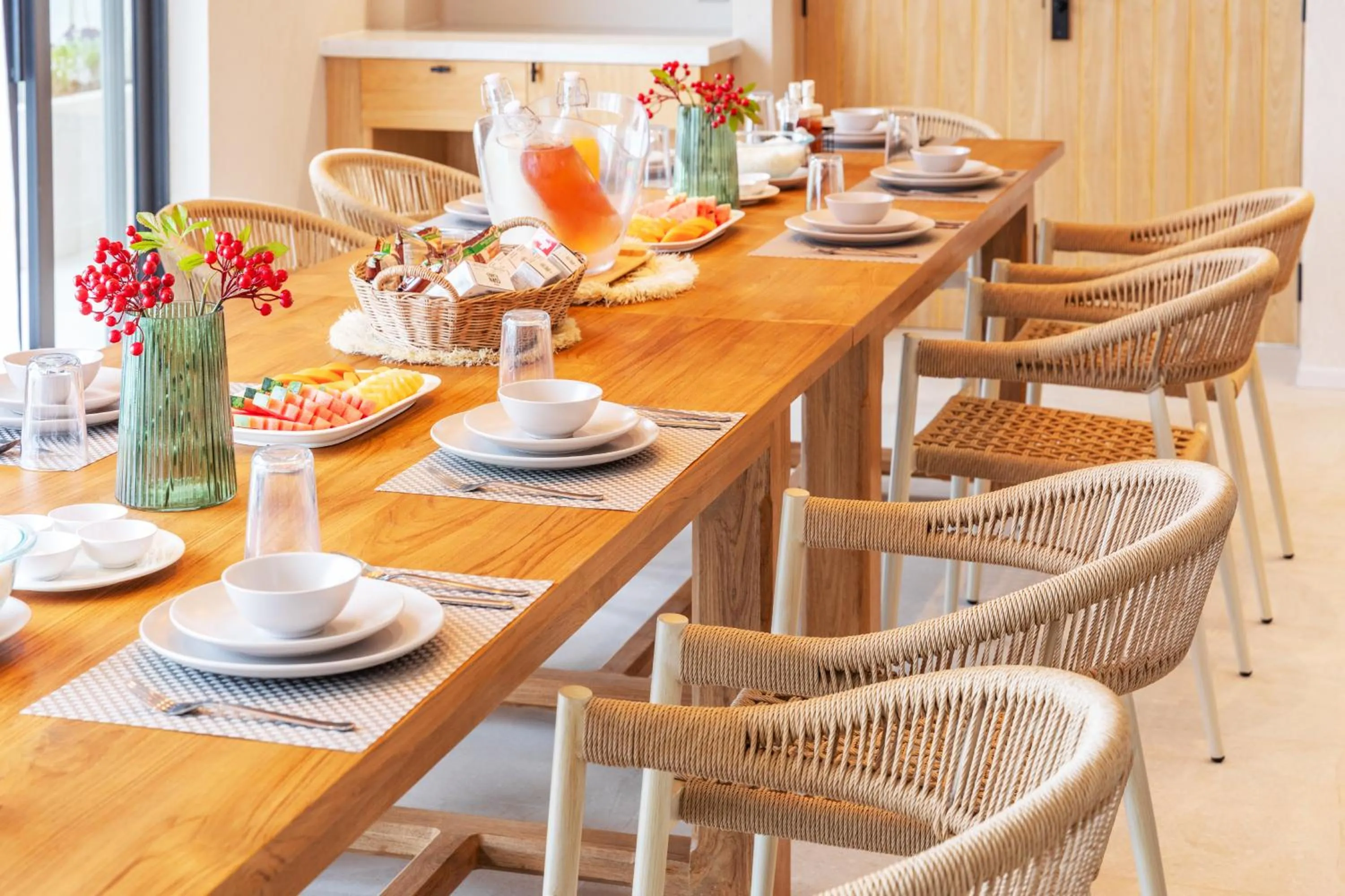 Dining area in The Private Pool Villas at Civilai Hill Khao Yai