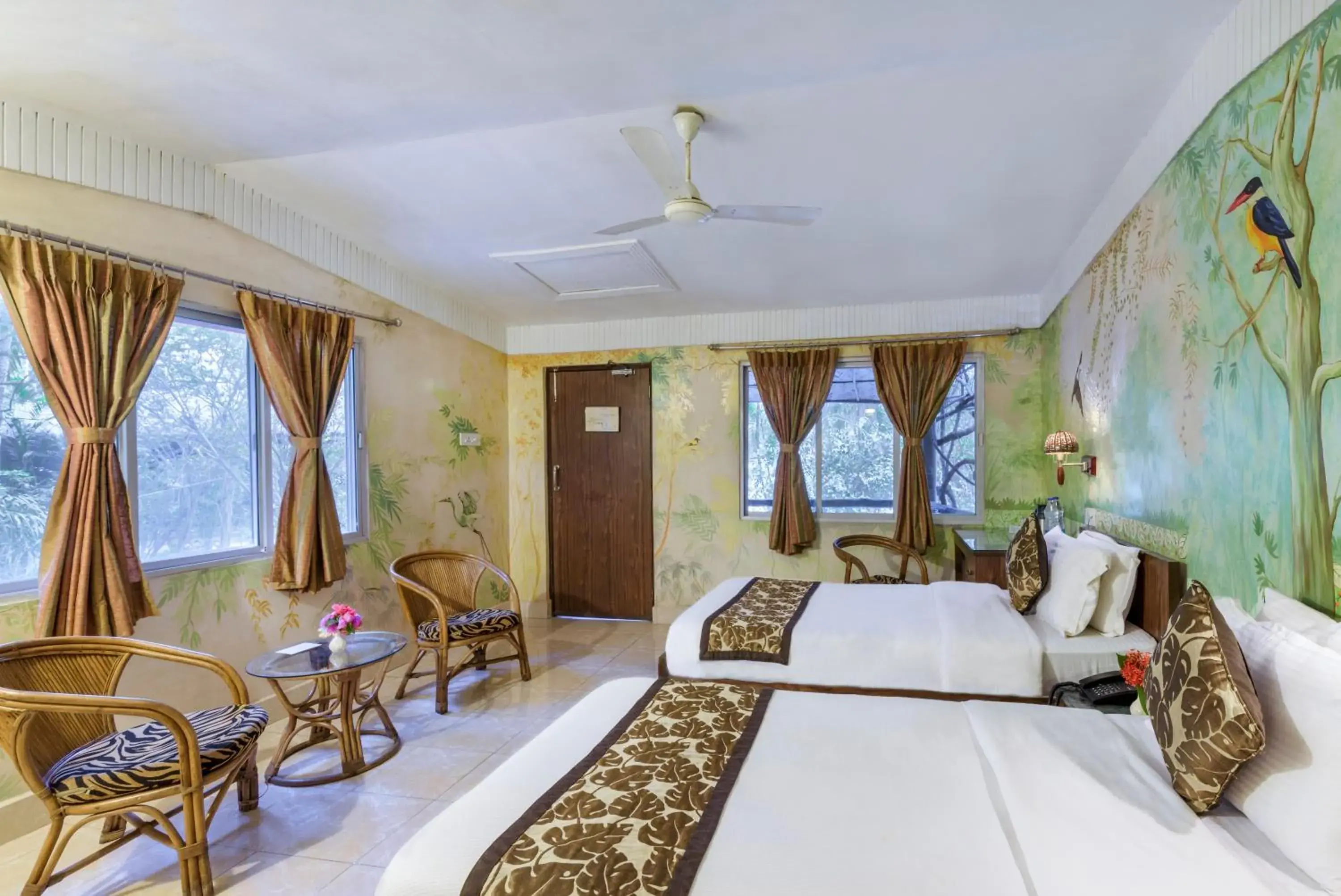 Bedroom, Bed in Sunderban Tiger Camp Bedroom, Bed in Sunderban Tiger Camp