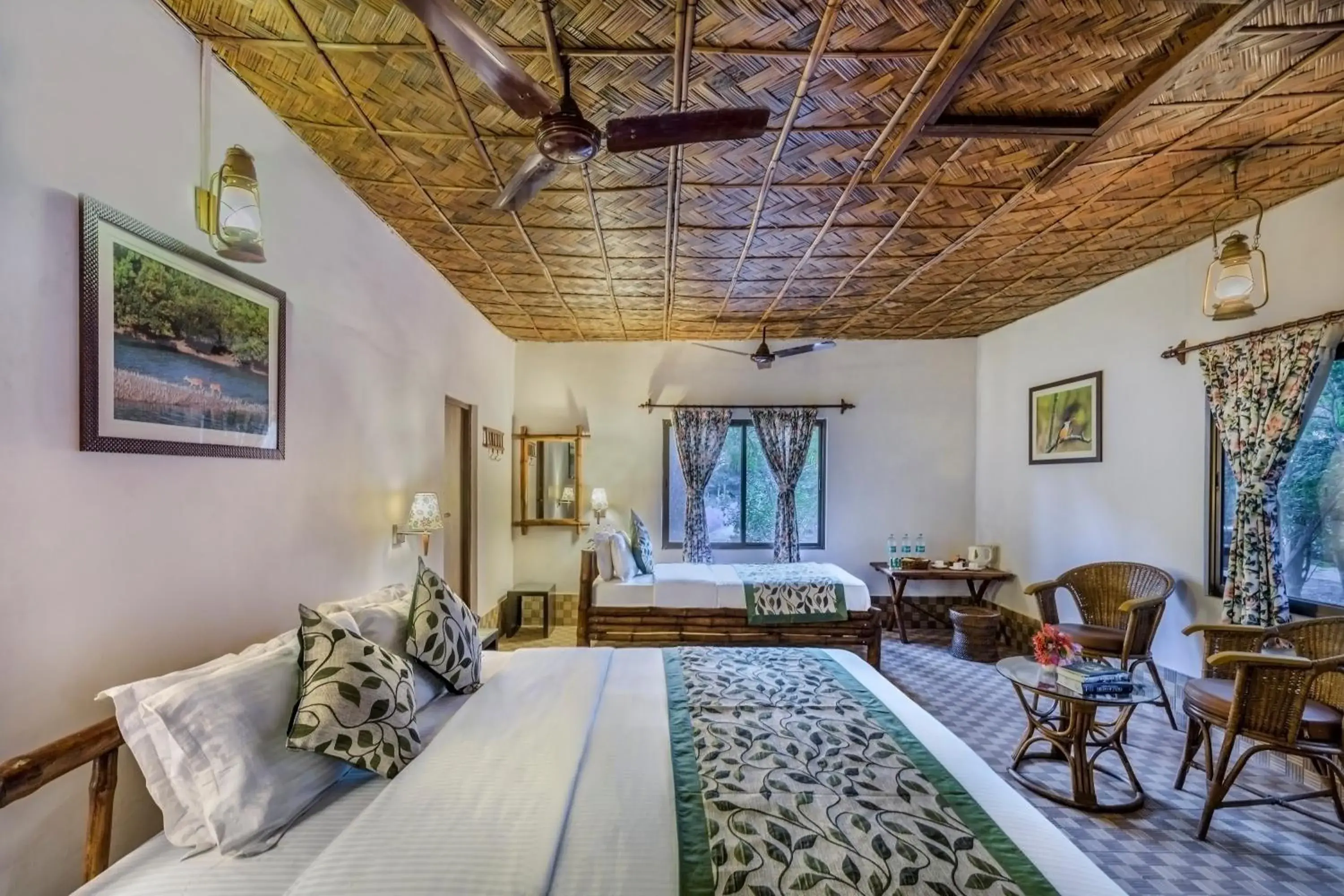 Photo of the whole room, Bed in Sunderban Tiger Camp Photo of the whole room, Bed in Sunderban Tiger Camp