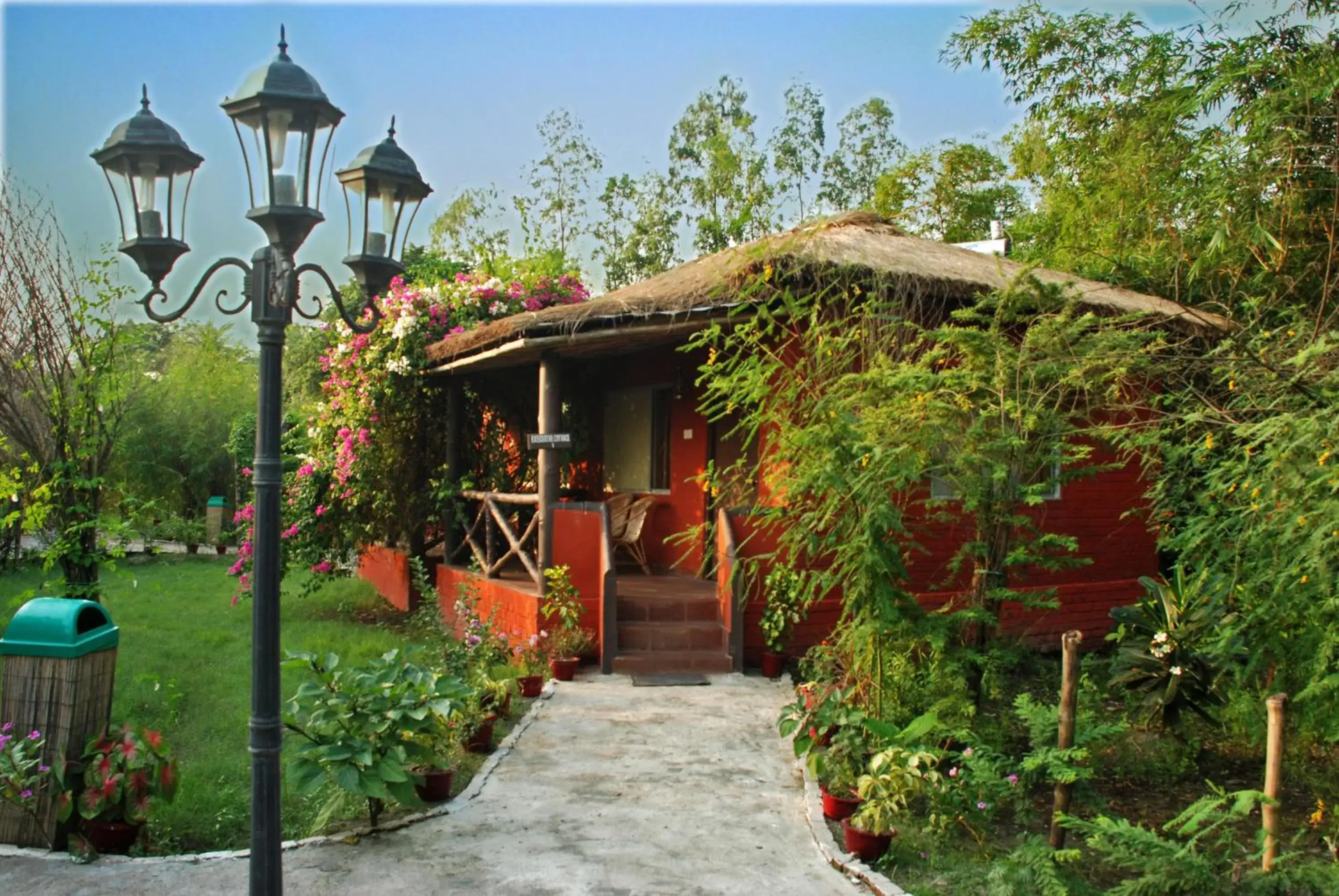 Facade/entrance in Sunderban Tiger Camp Facade/entrance in Sunderban Tiger Camp