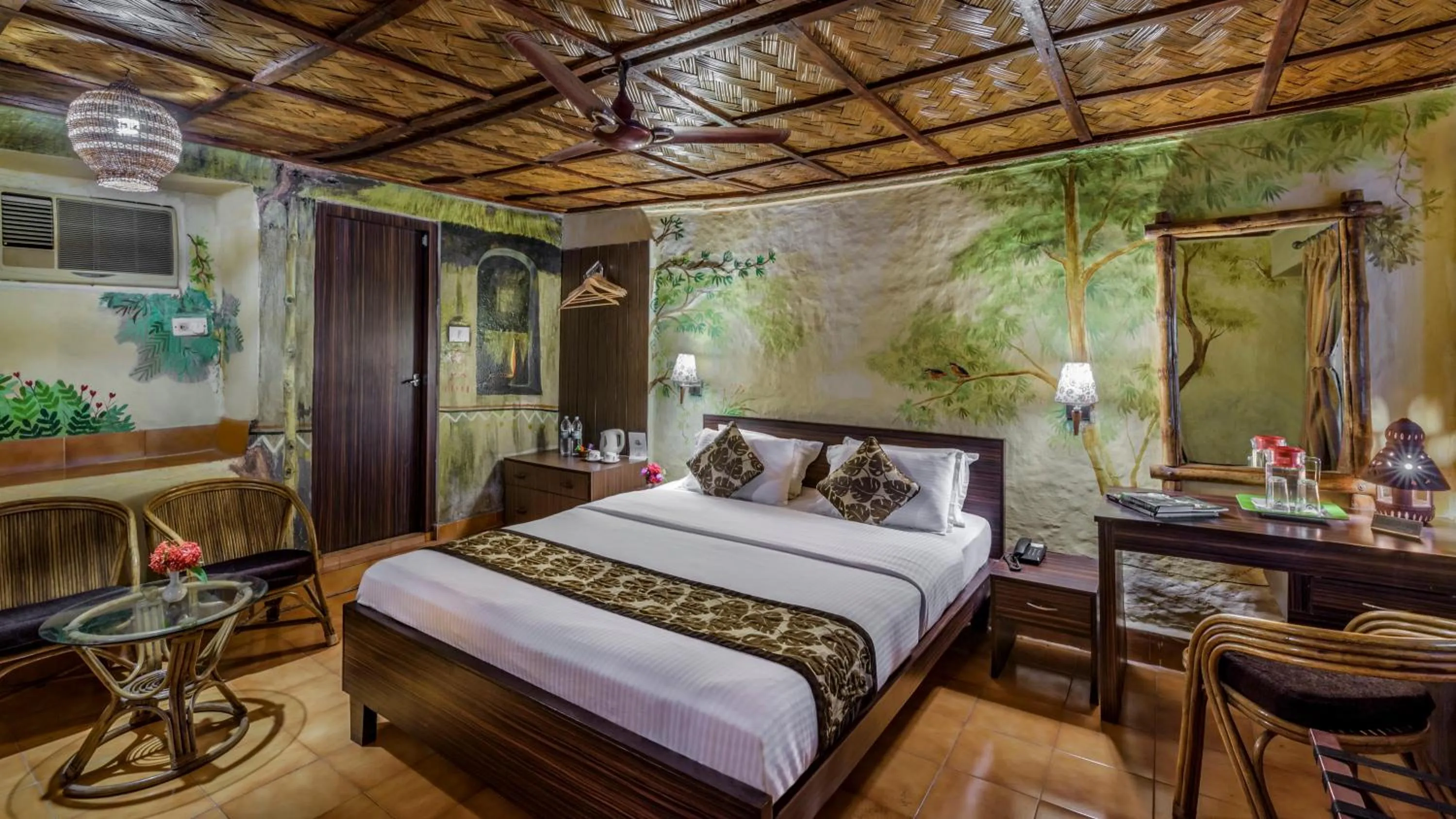 Bedroom, Bed in Sunderban Tiger Camp