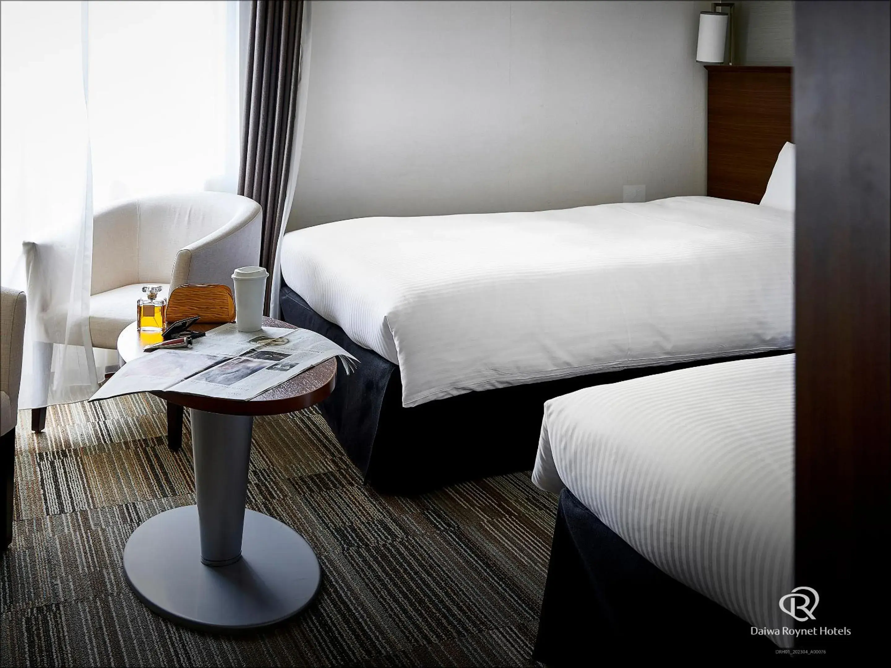 Bed in Daiwa Roynet Hotel Sendai Bed in Daiwa Roynet Hotel Sendai