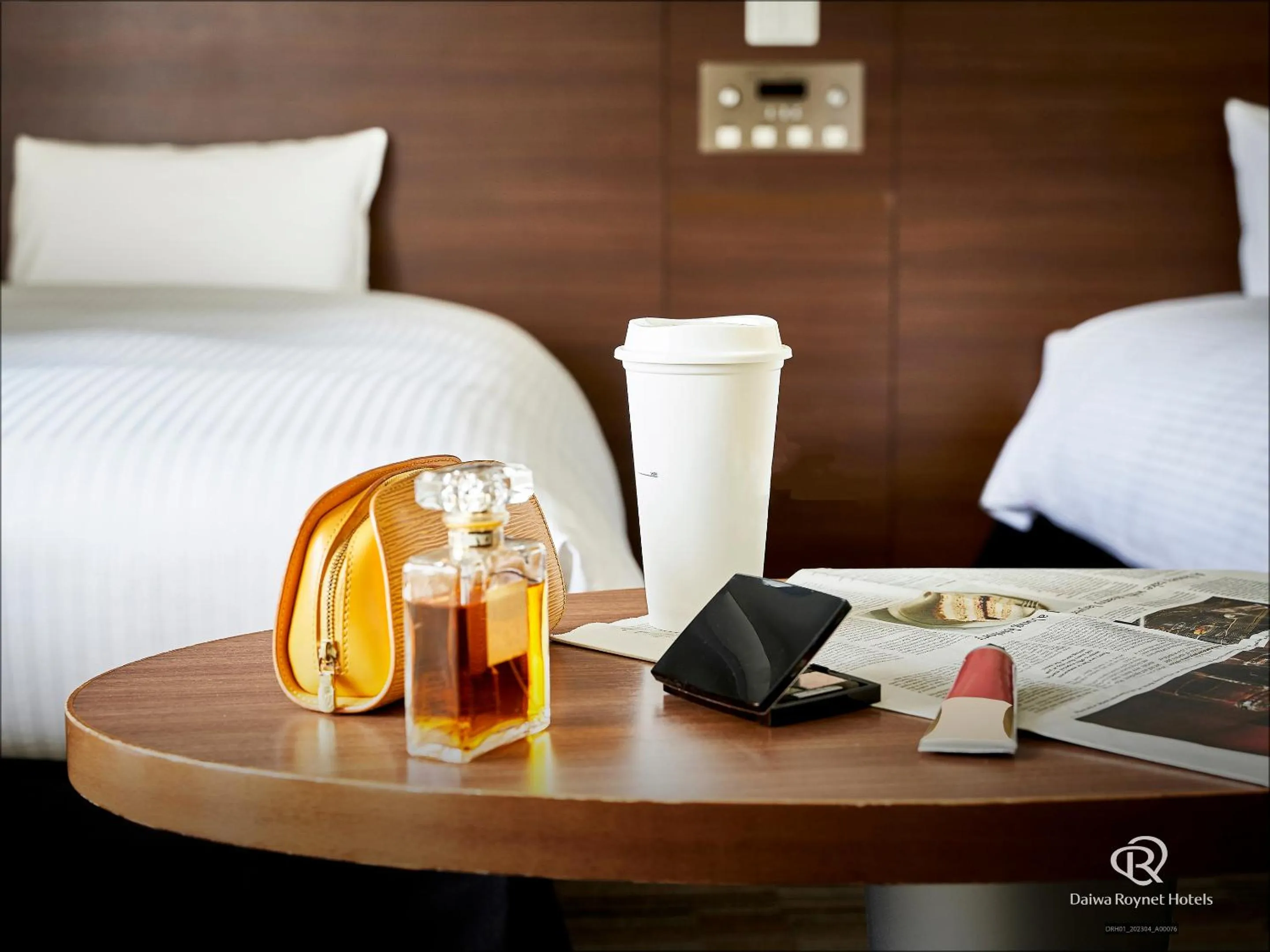 Bed in Daiwa Roynet Hotel Sendai