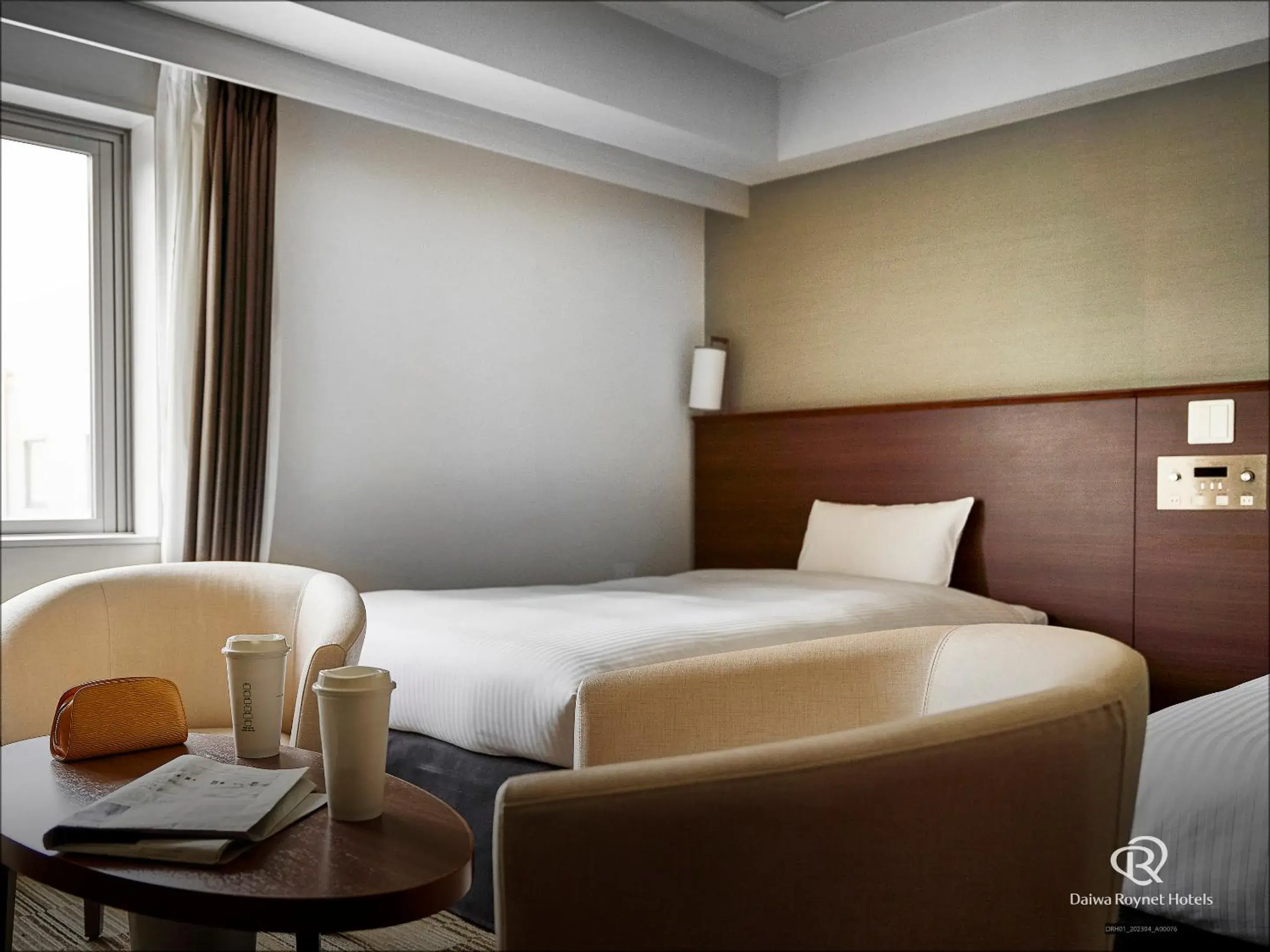 Bed in Daiwa Roynet Hotel Sendai Bed in Daiwa Roynet Hotel Sendai