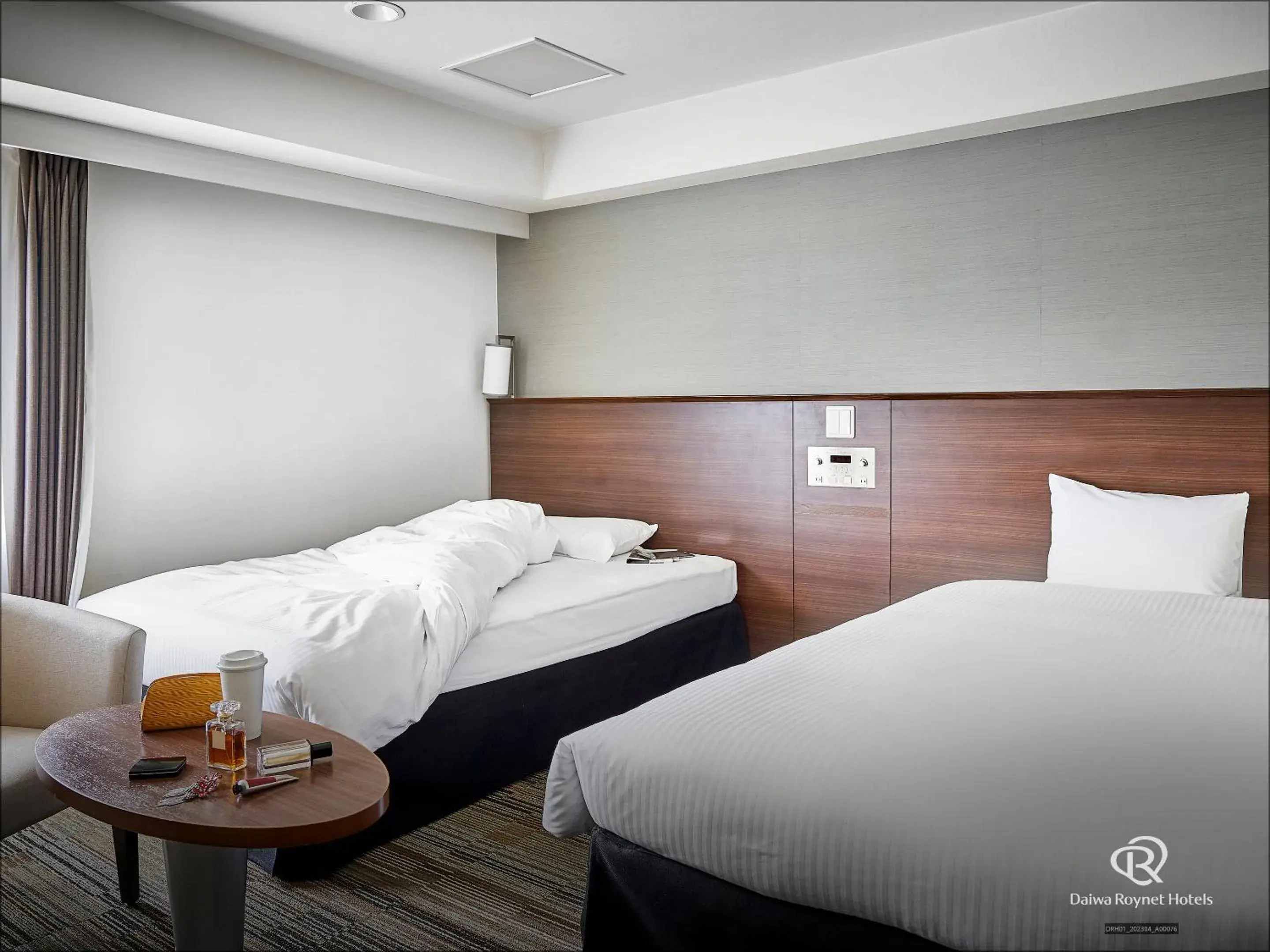 Bed in Daiwa Roynet Hotel Sendai Bed in Daiwa Roynet Hotel Sendai