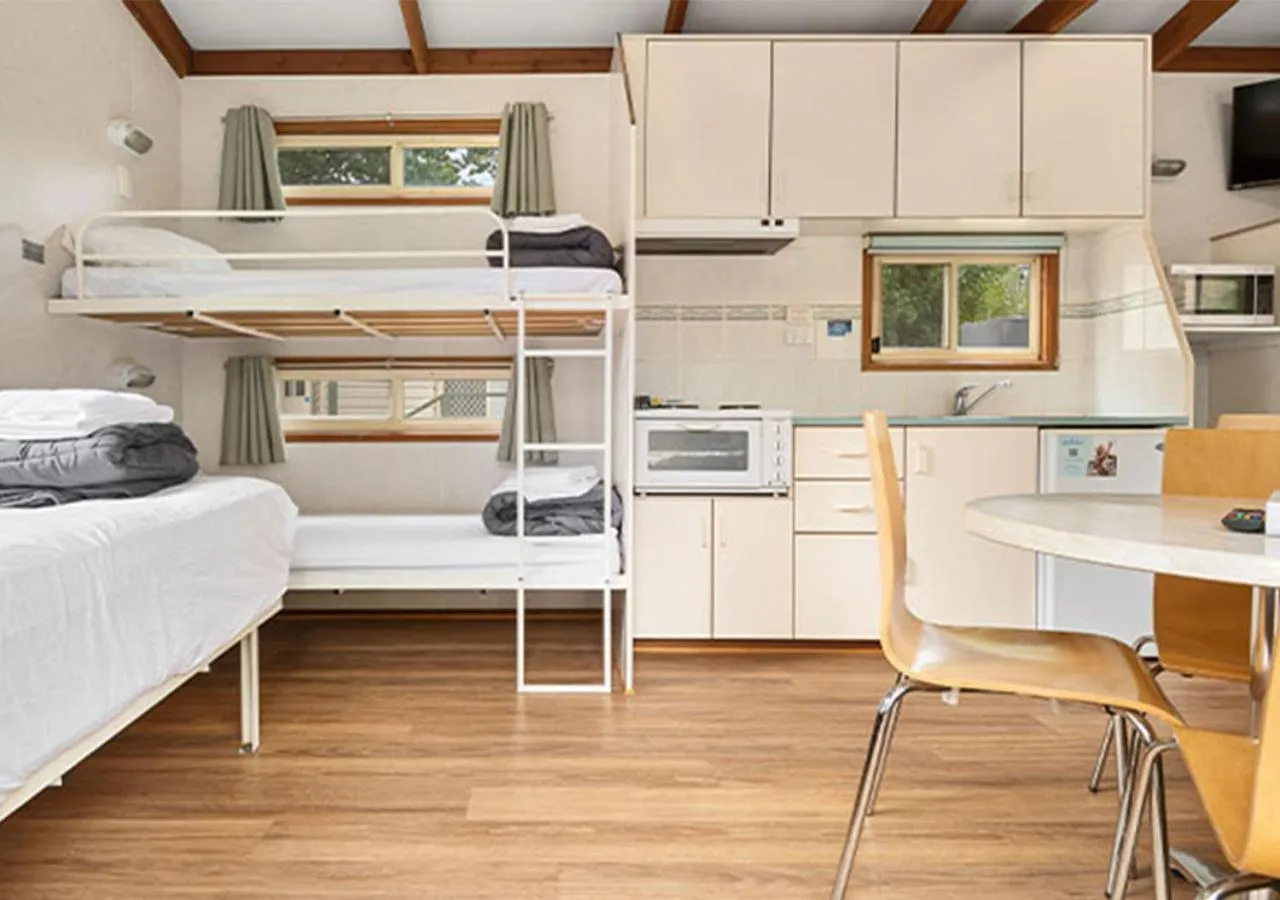bunk bed in NRMA Jindabyne Holiday Park