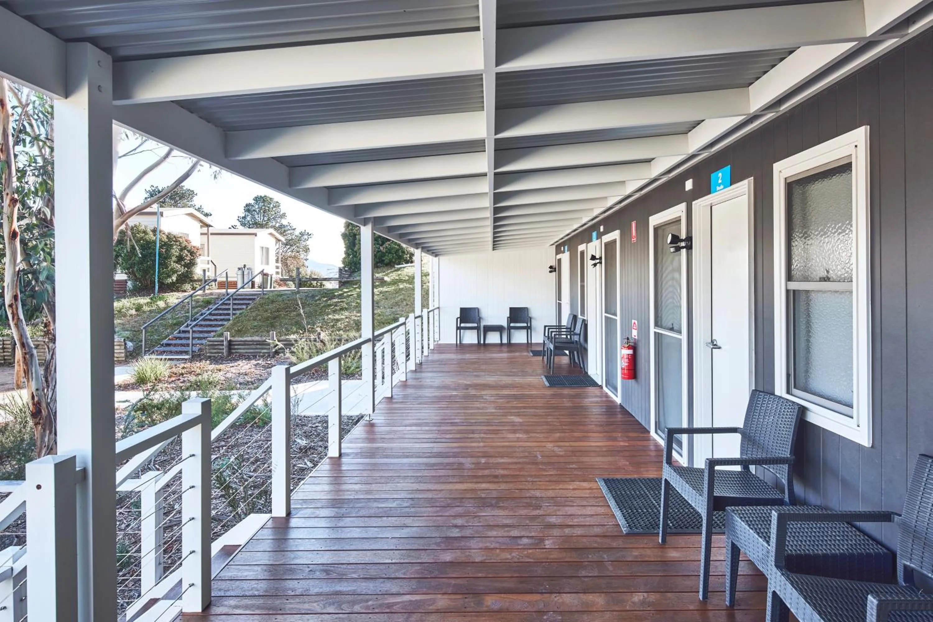 Balcony/Terrace in NRMA Jindabyne Holiday Park