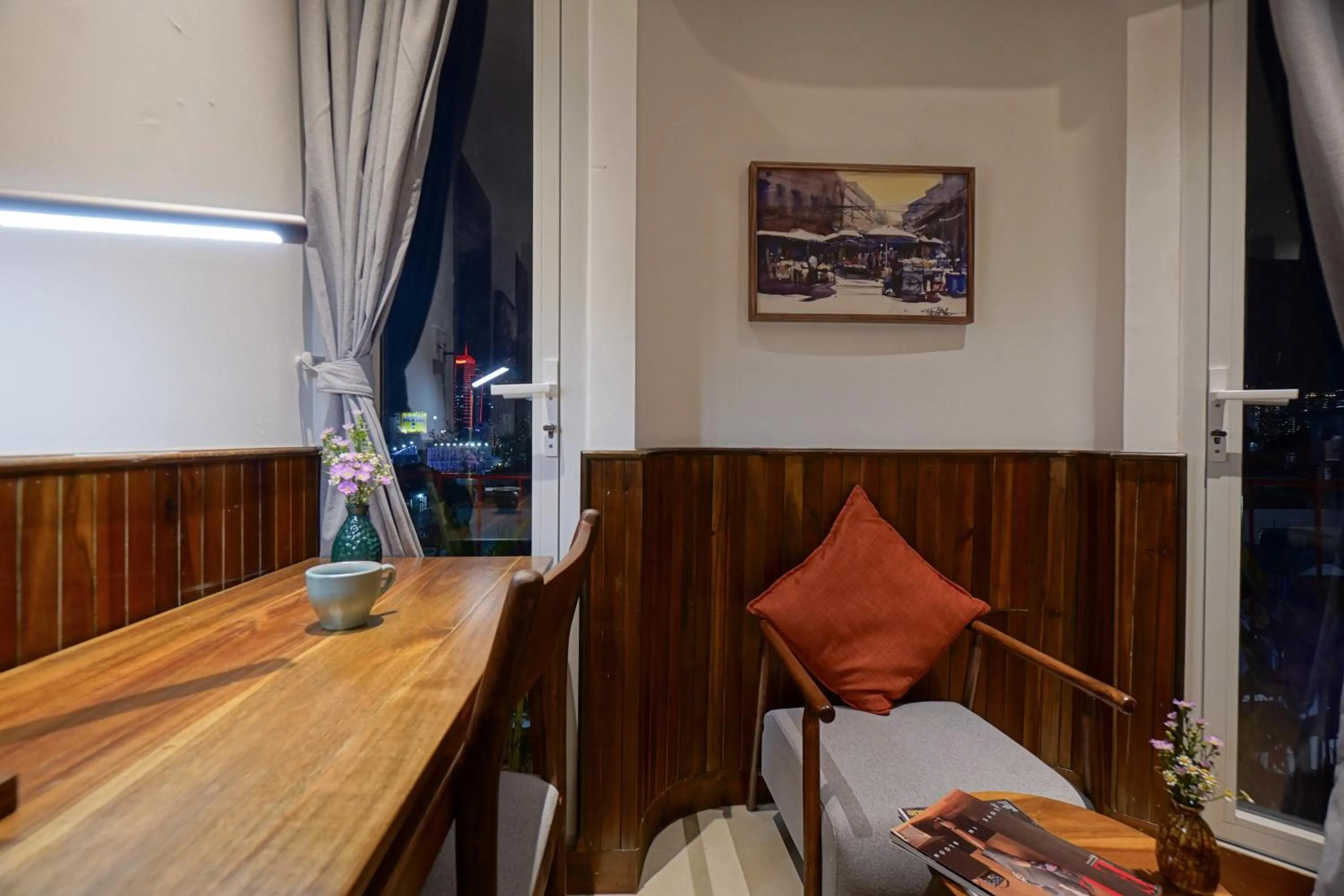 Seating area in Nexus House Nguyen Binh Khiem - Near Saigon Zoo & Botanical Gardens