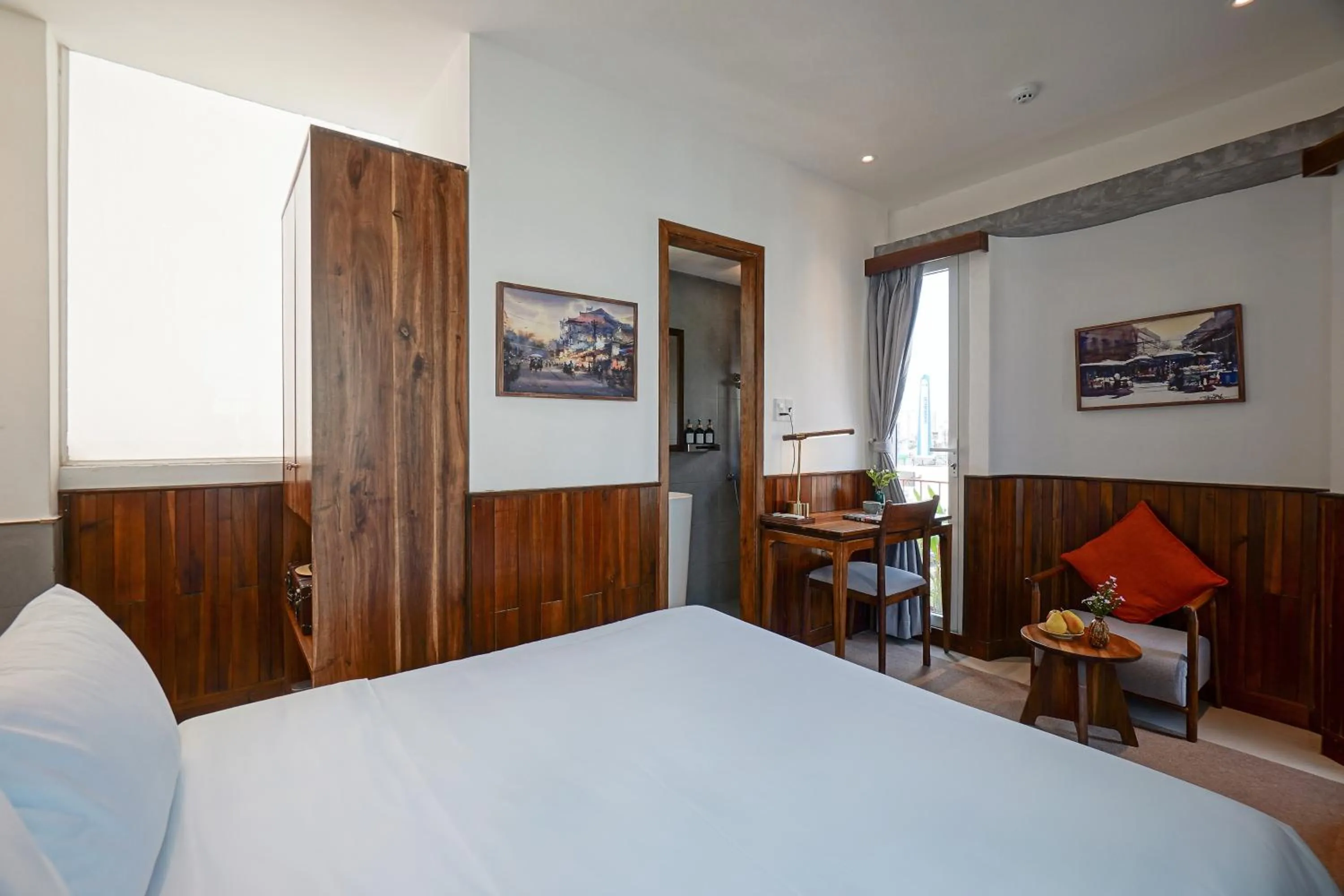 Photo of the whole room, Bed in Nexus House Nguyen Binh Khiem - Near Saigon Zoo & Botanical Gardens