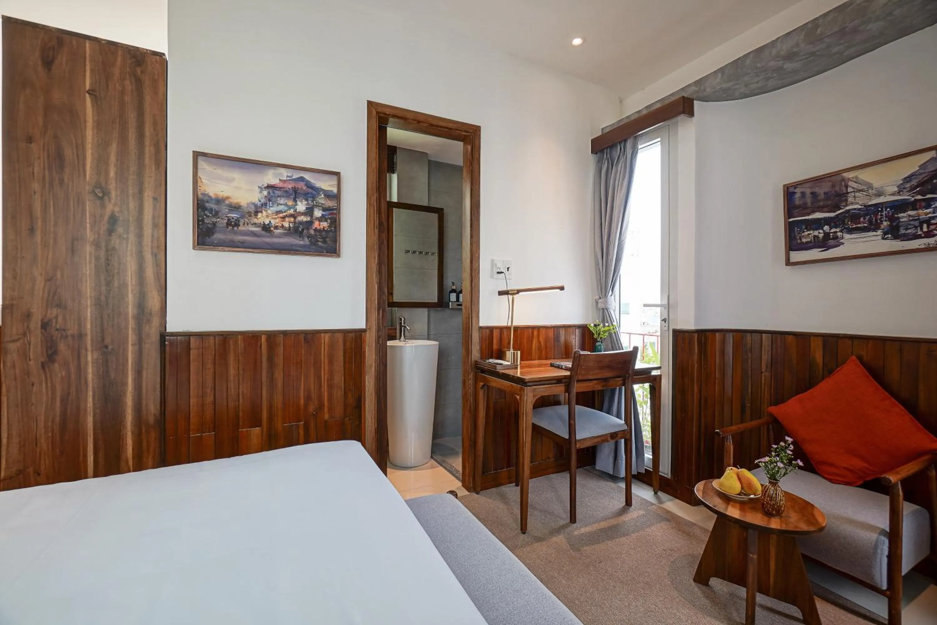 Photo of the whole room, Bed in Nexus House Nguyen Binh Khiem - Near Saigon Zoo & Botanical Gardens