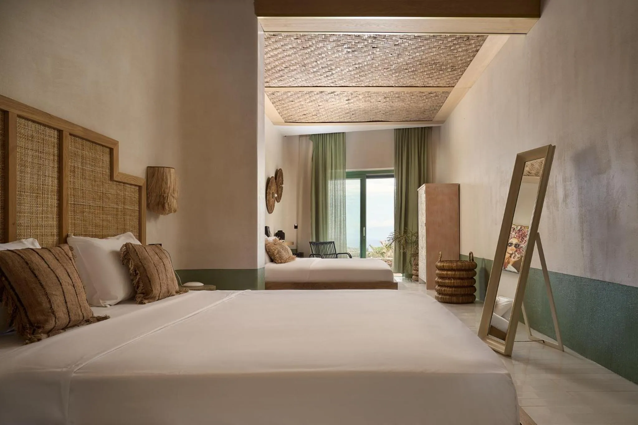 Quadruple Room with Sea View in Melisses