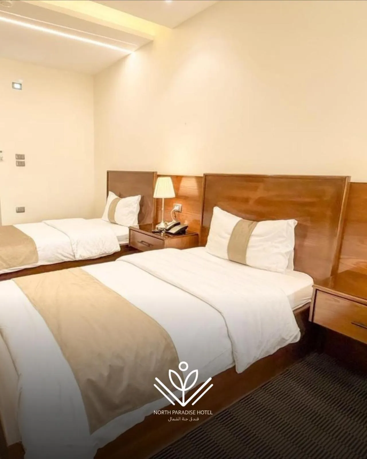 Bed in North paradise hotel