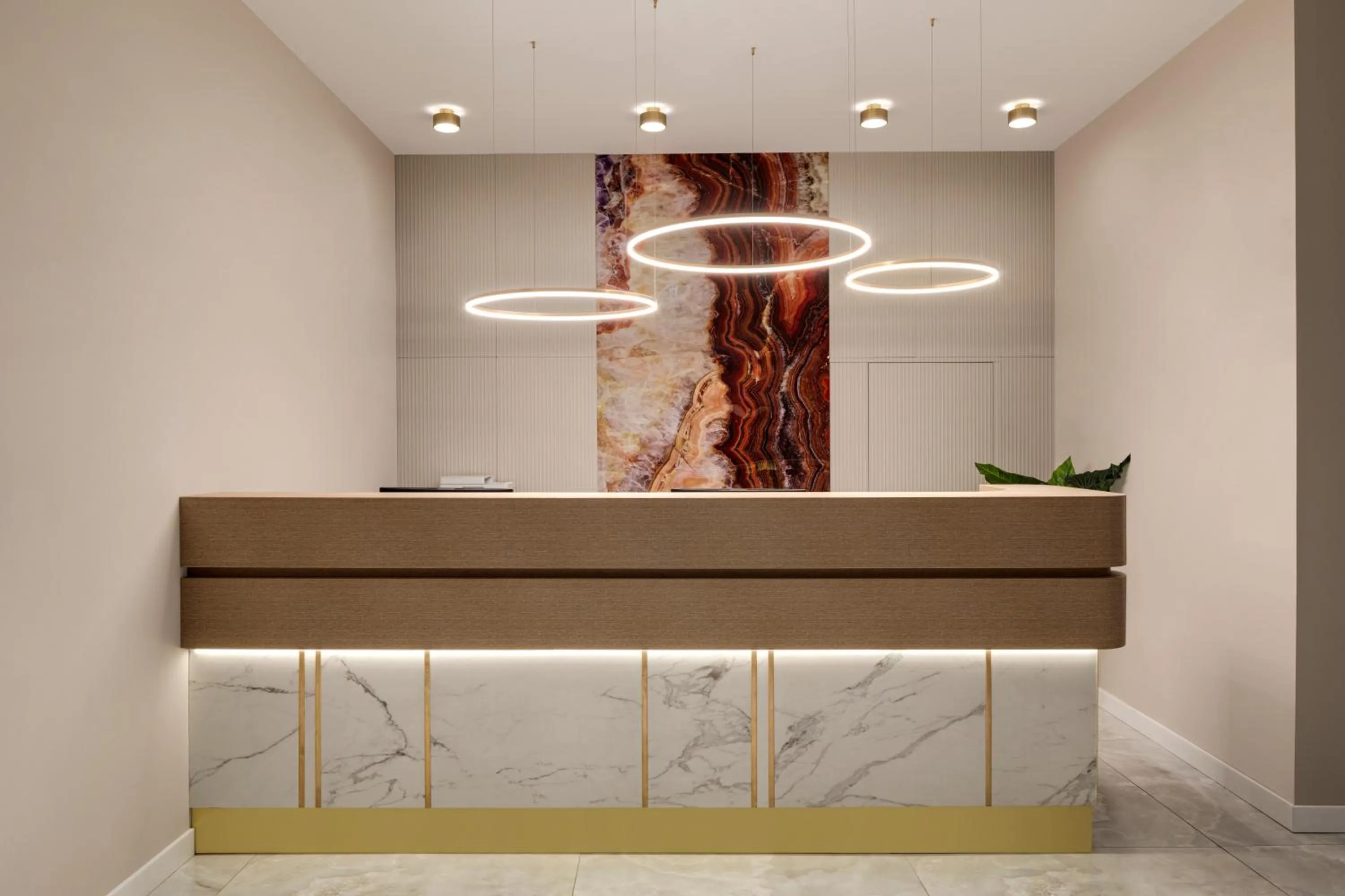 Lobby or reception in Ramada by Wyndham Bucharest Otopeni Airport