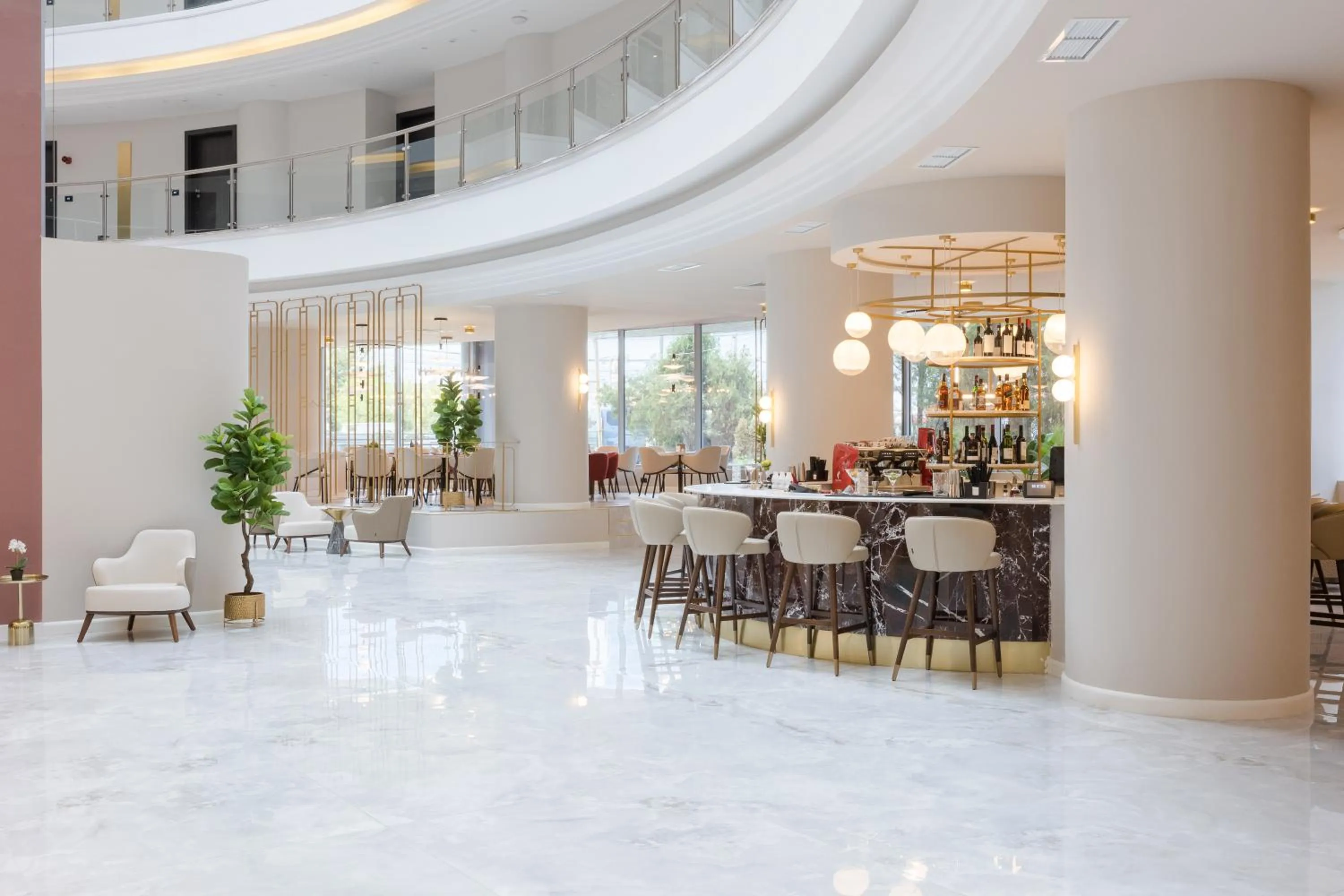 Lounge or bar in Ramada by Wyndham Bucharest Otopeni Airport
