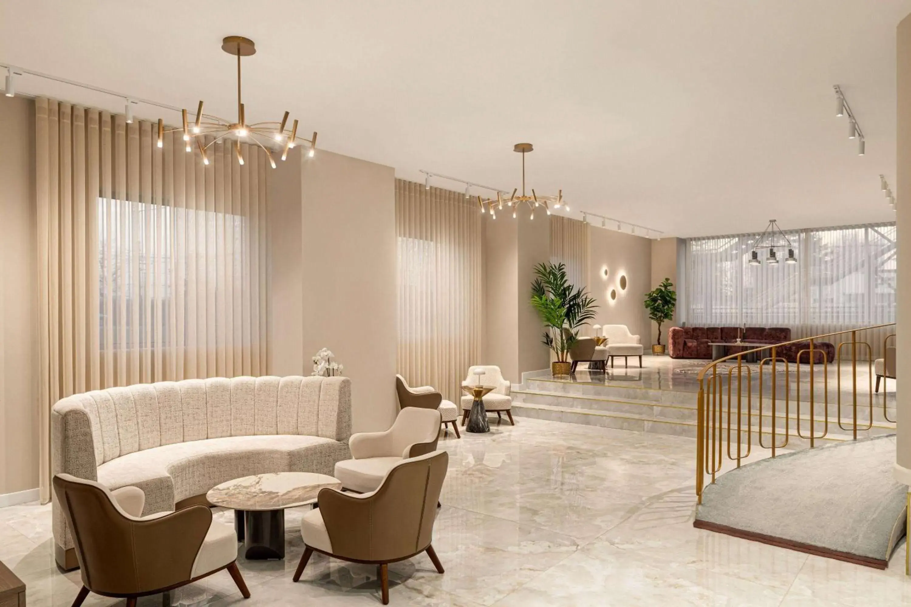 Lobby or reception in Ramada by Wyndham Bucharest Otopeni Airport Lobby or reception in Ramada by Wyndham Bucharest Otopeni Airport