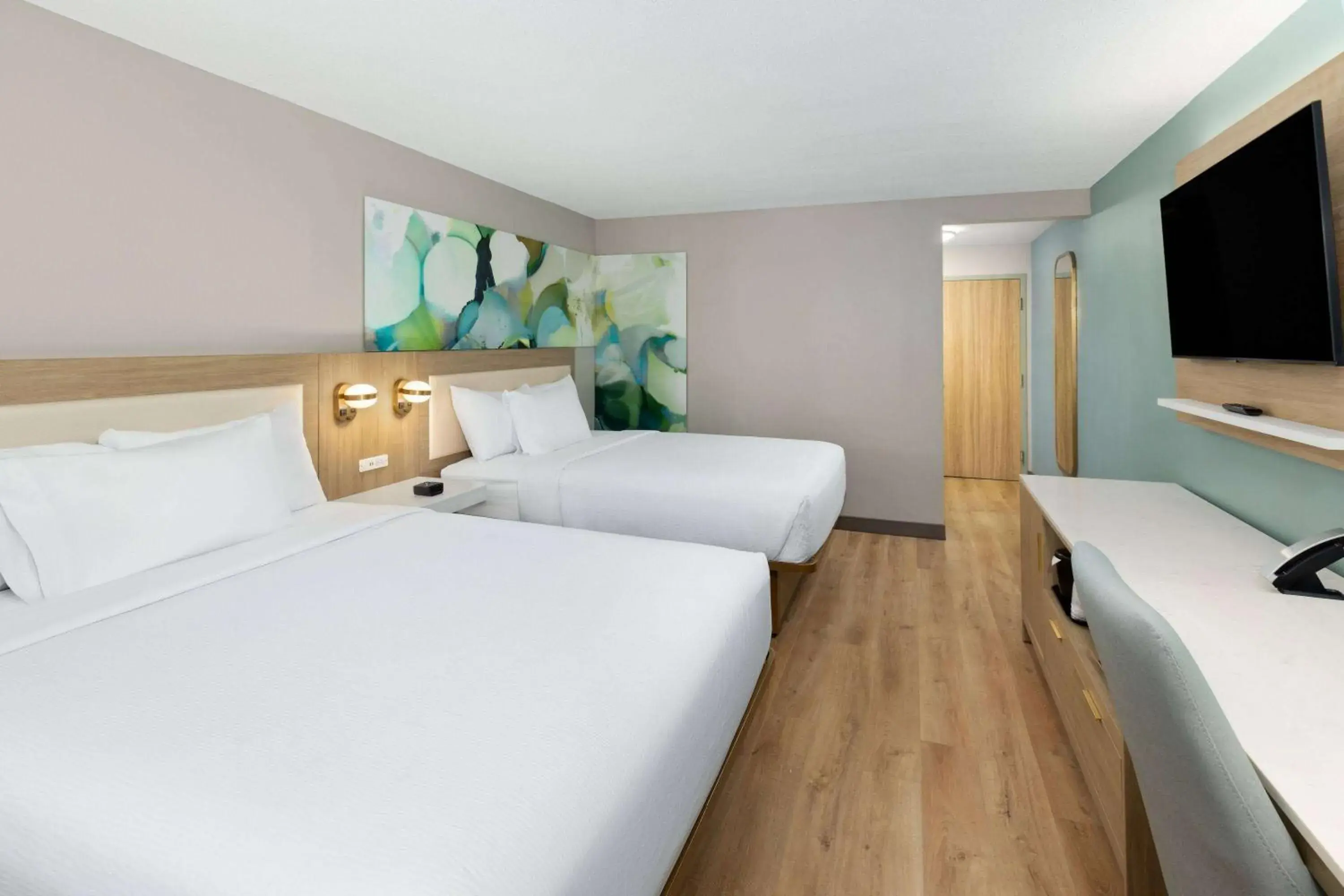 Photo of the whole room, Bed in Wyndham Garden Louisville KY Photo of the whole room, Bed in Wyndham Garden Louisville KY