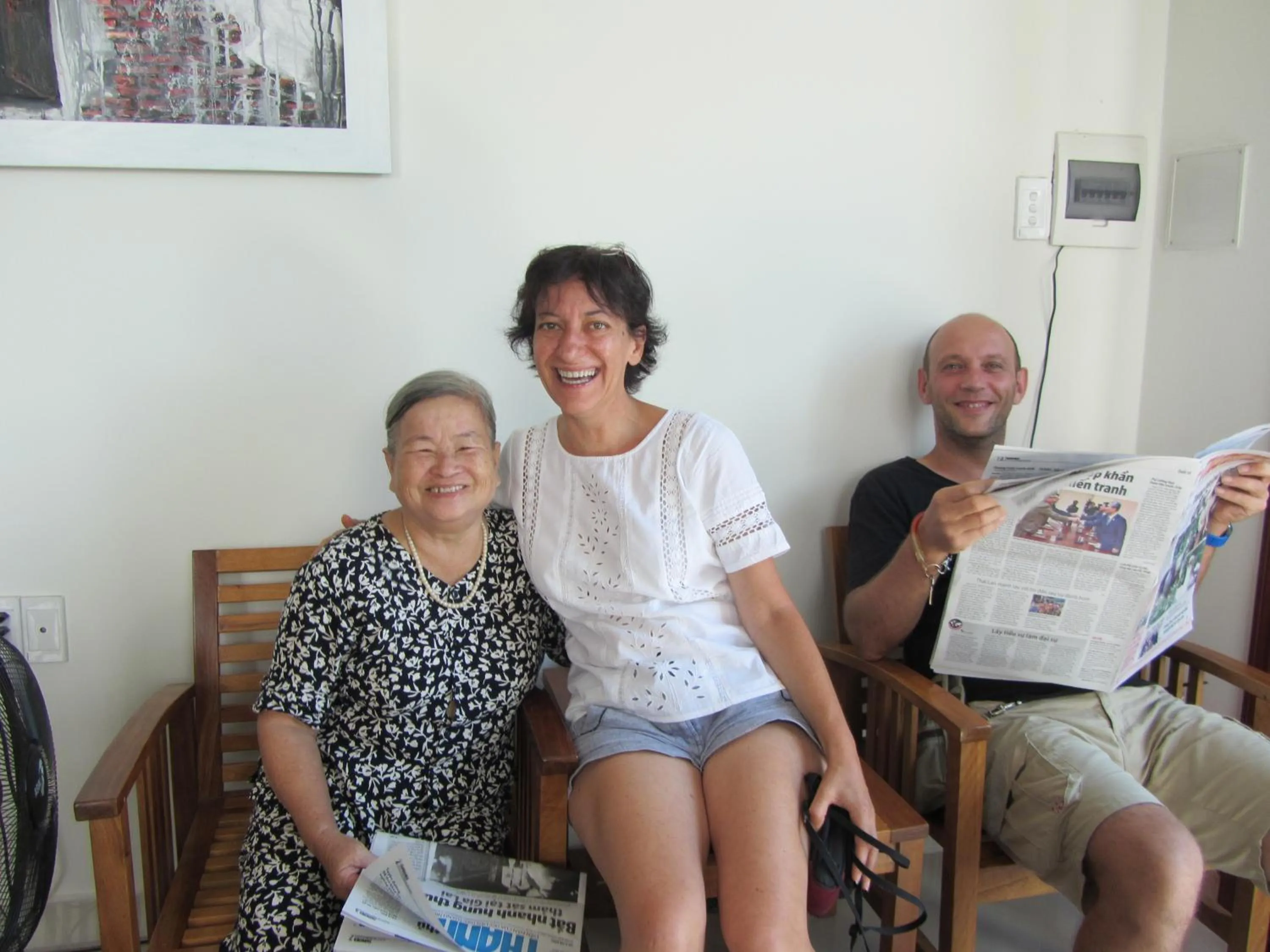 group of guests in Charming Homestay