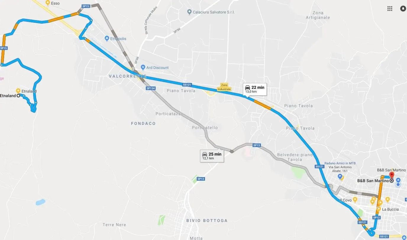 Floor plan in B&B San Martino