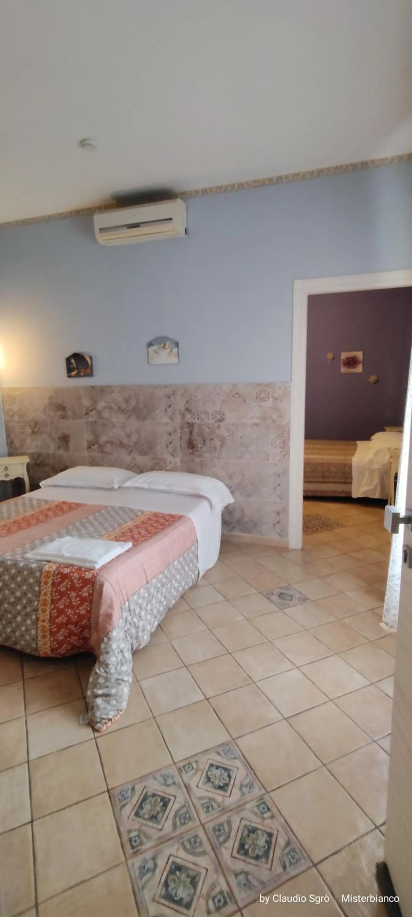 View (from property/room), Bed in B&B San Martino