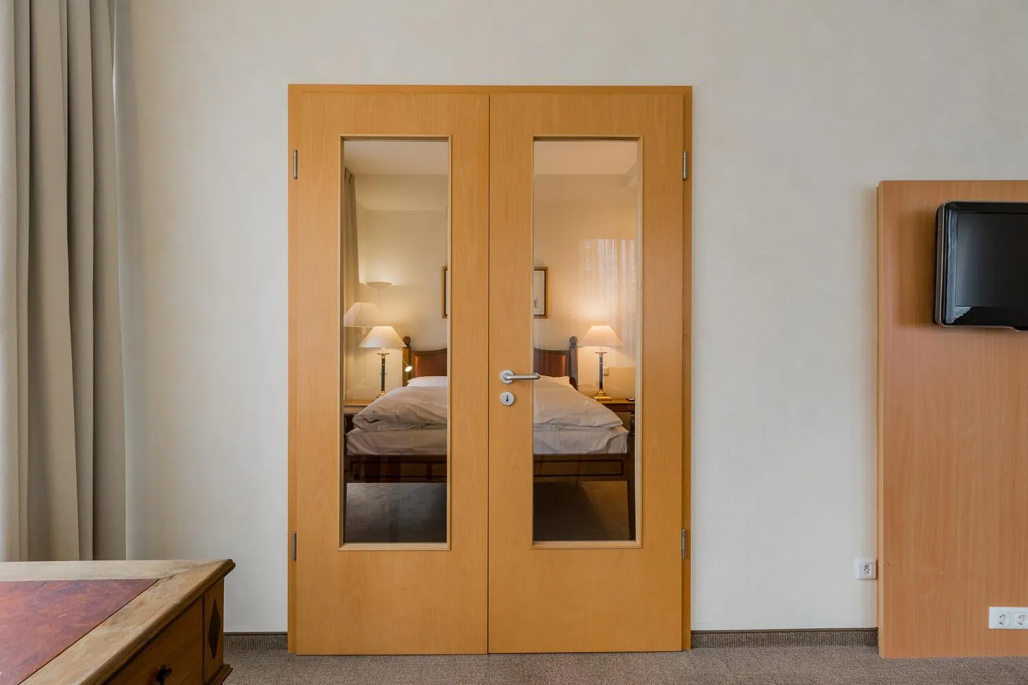 Bed in Apartmenthaus Berlin Mitte