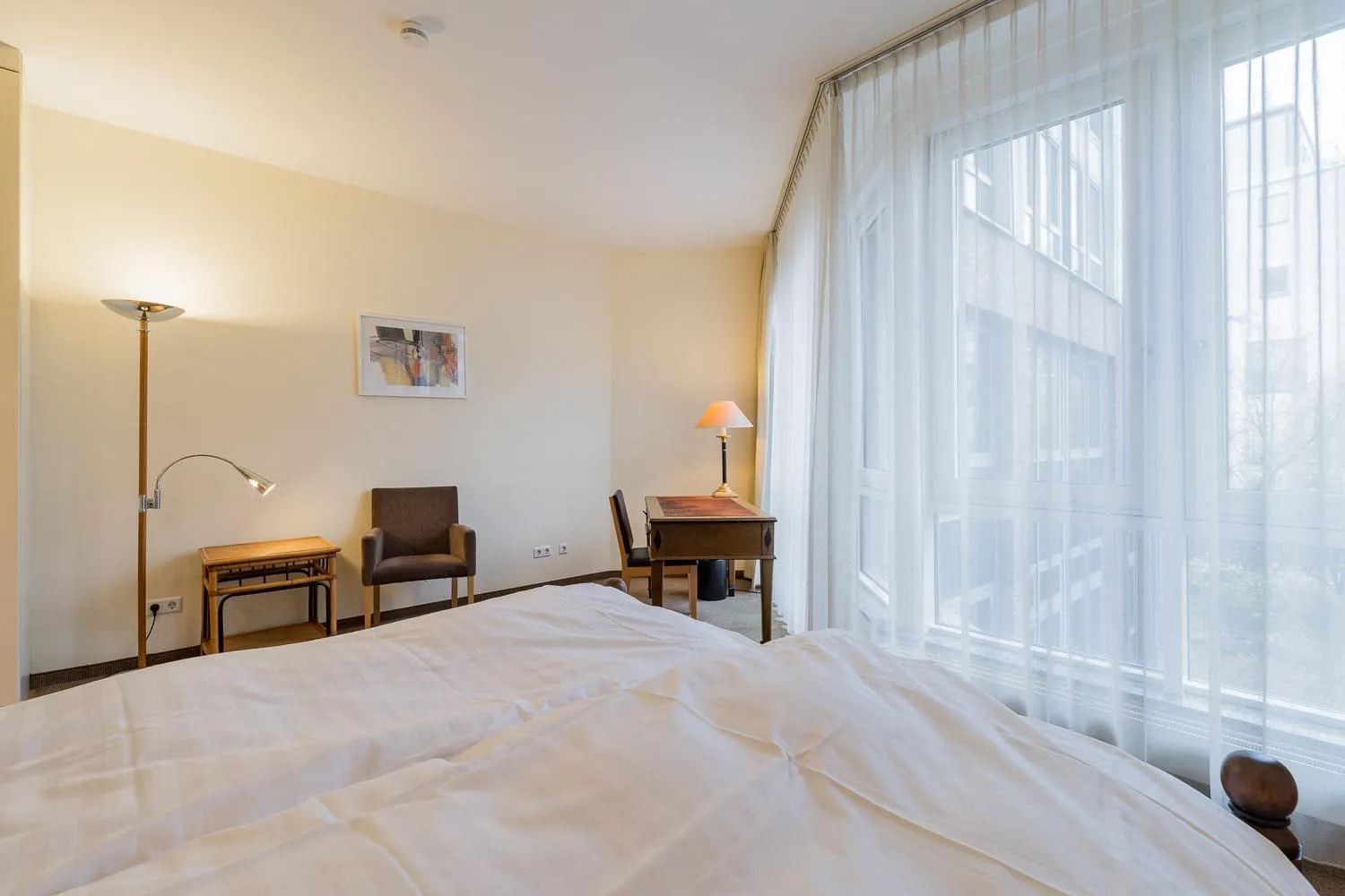 Bed in Apartmenthaus Berlin Mitte