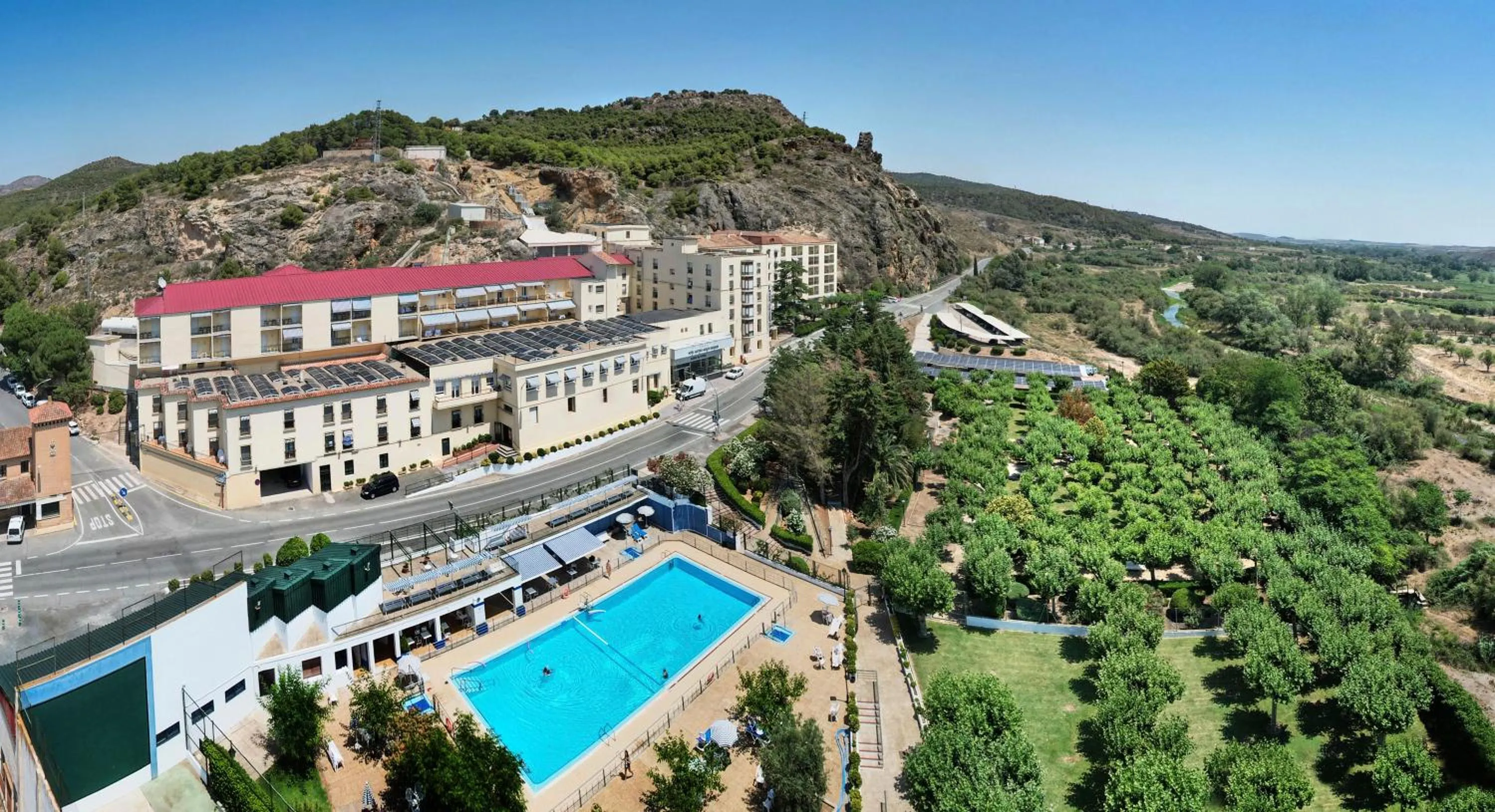 Bird's eye view in Balneario de Fitero - Hotel Bécquer