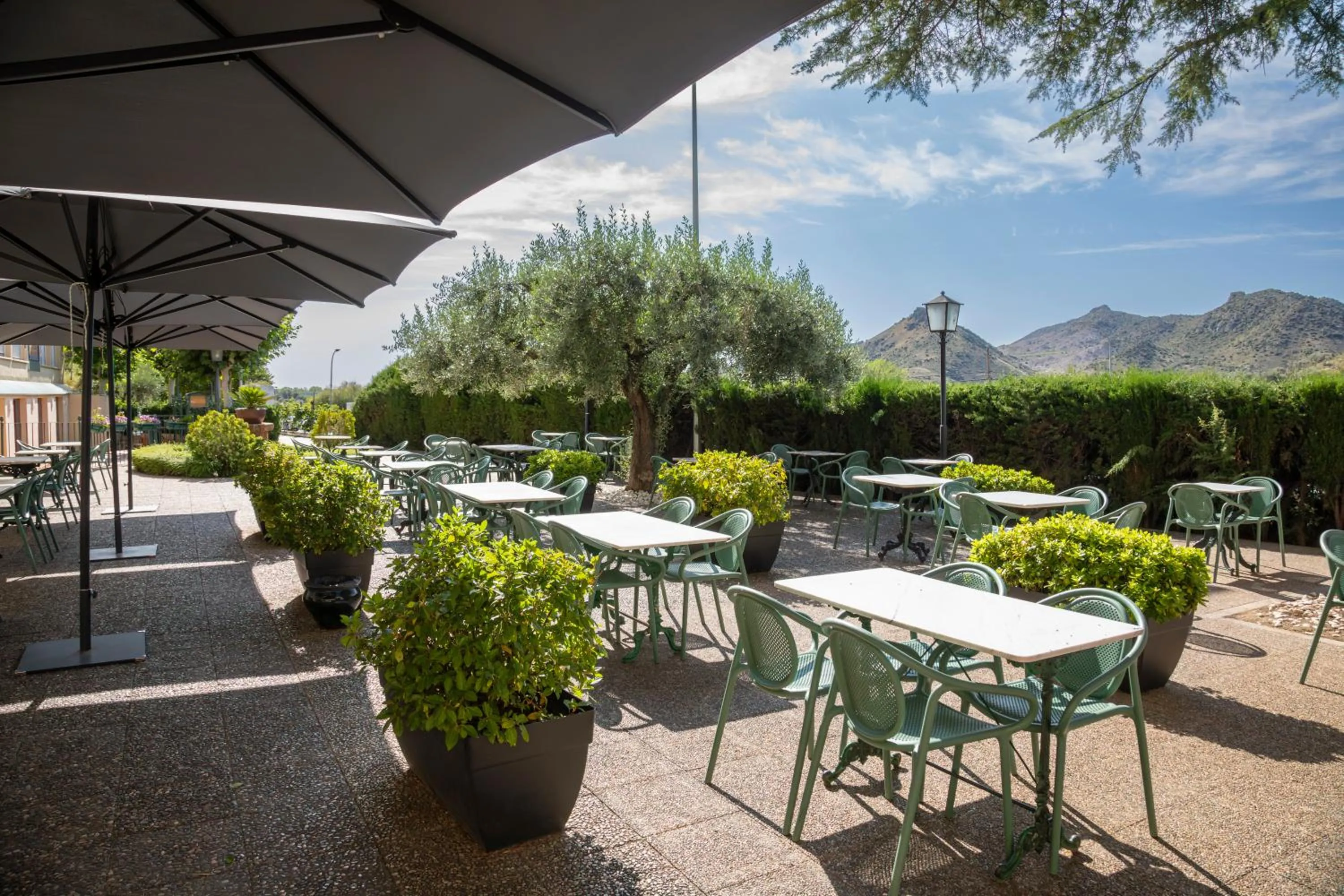 Balcony/Terrace in Balneario de Fitero - Hotel Bécquer