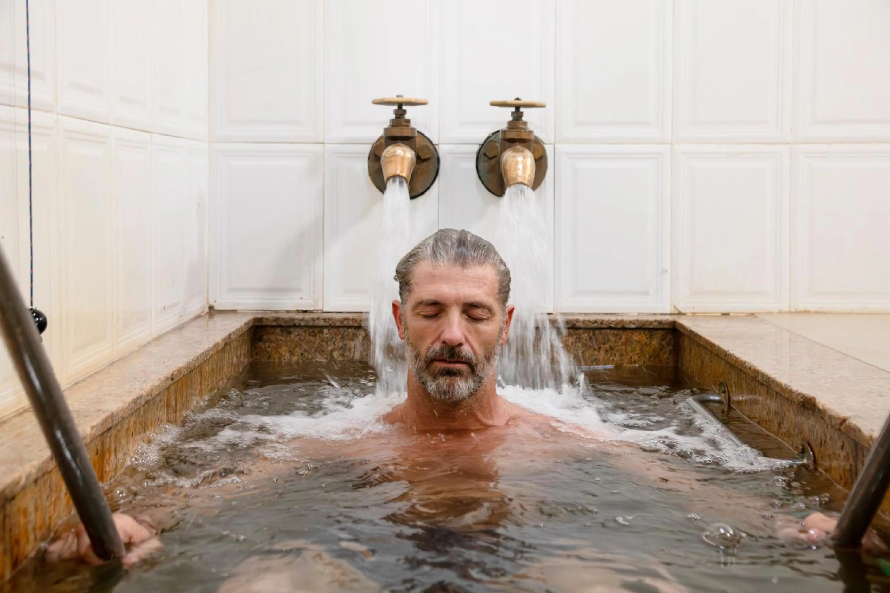 Hot Spring Bath in Balneario de Fitero - Hotel Bécquer