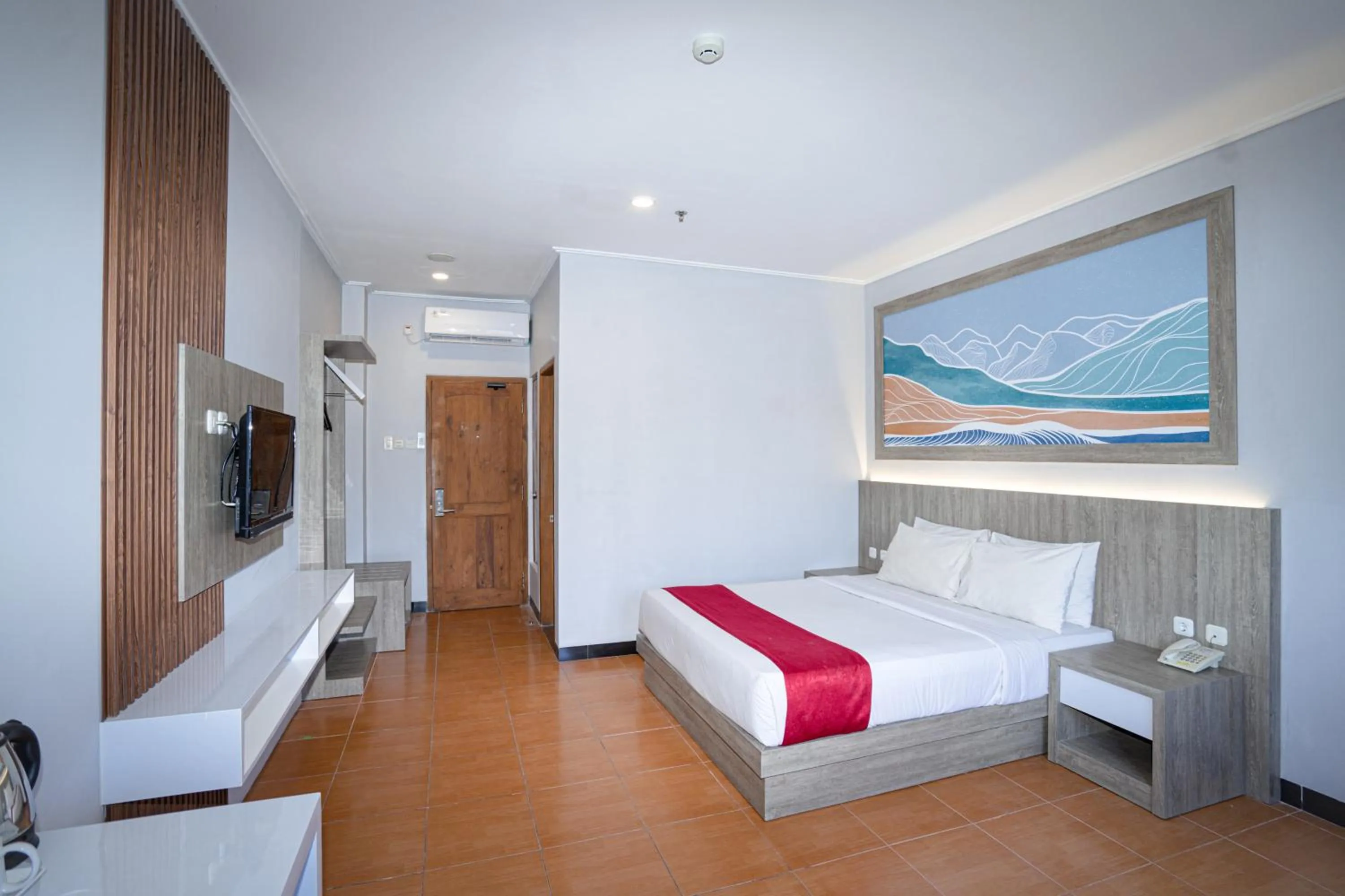 Bed in Front One HK Resort Simpang Lima