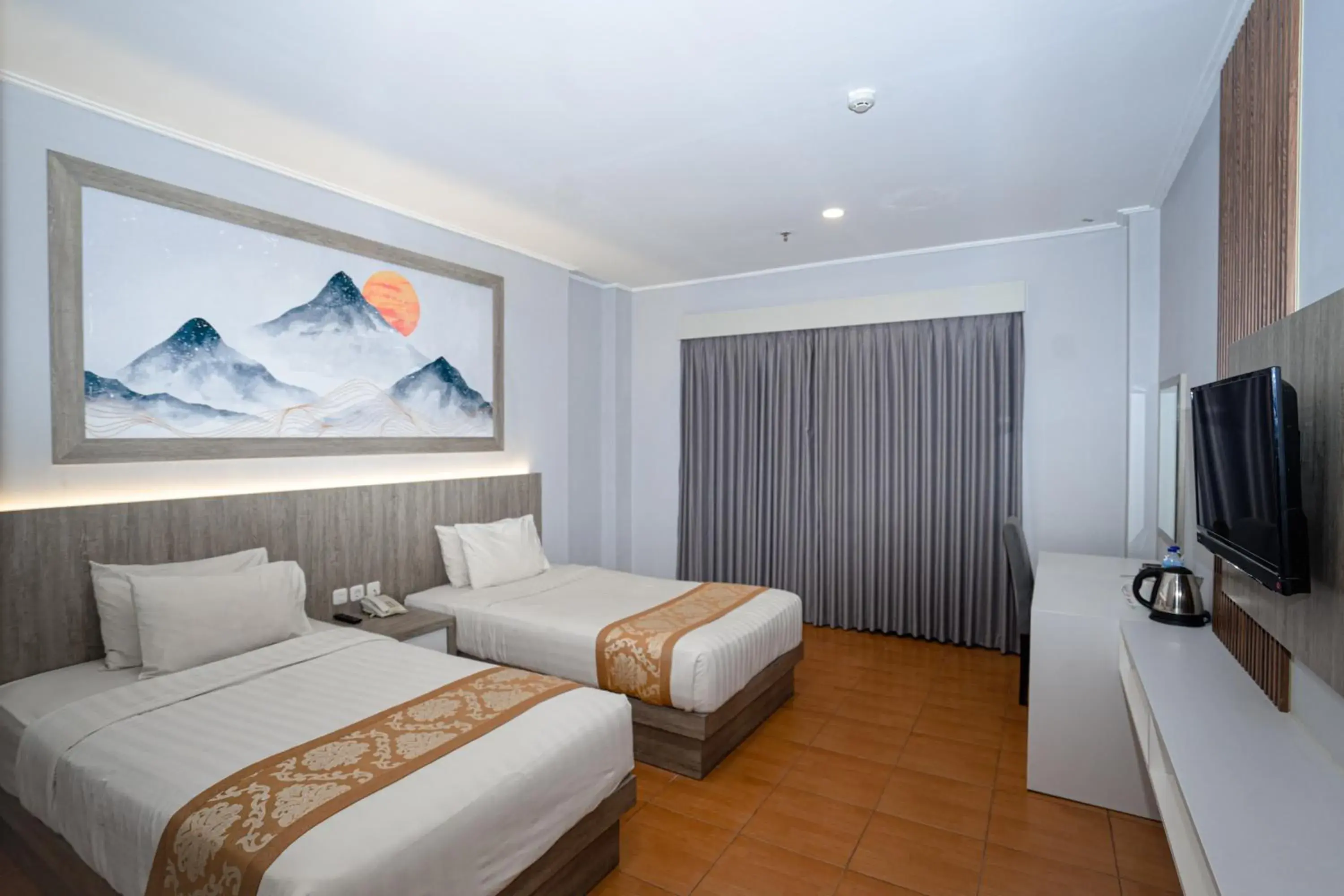 Bed in Front One HK Resort Simpang Lima Bed in Front One HK Resort Simpang Lima