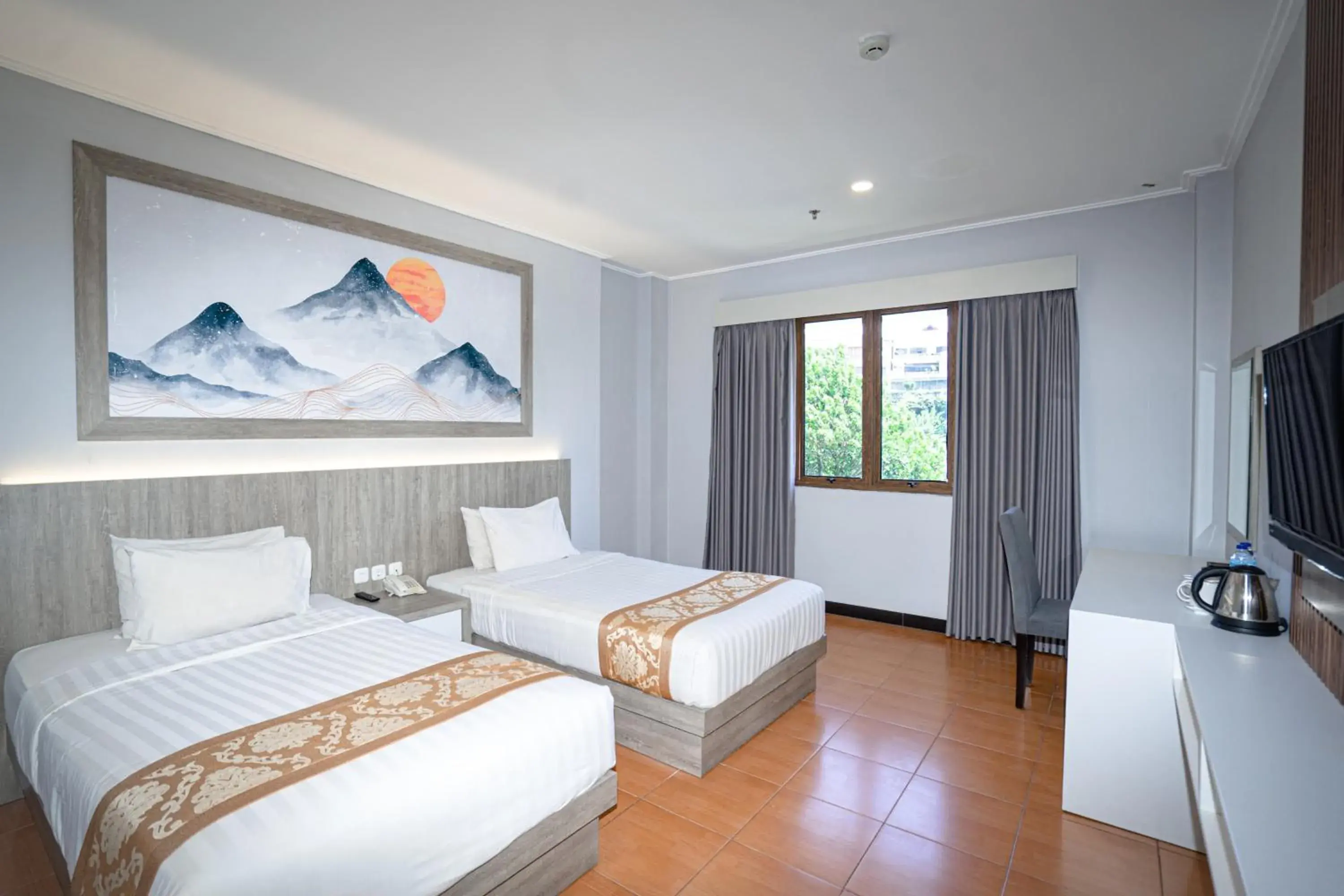 Bed in Front One HK Resort Simpang Lima Bed in Front One HK Resort Simpang Lima