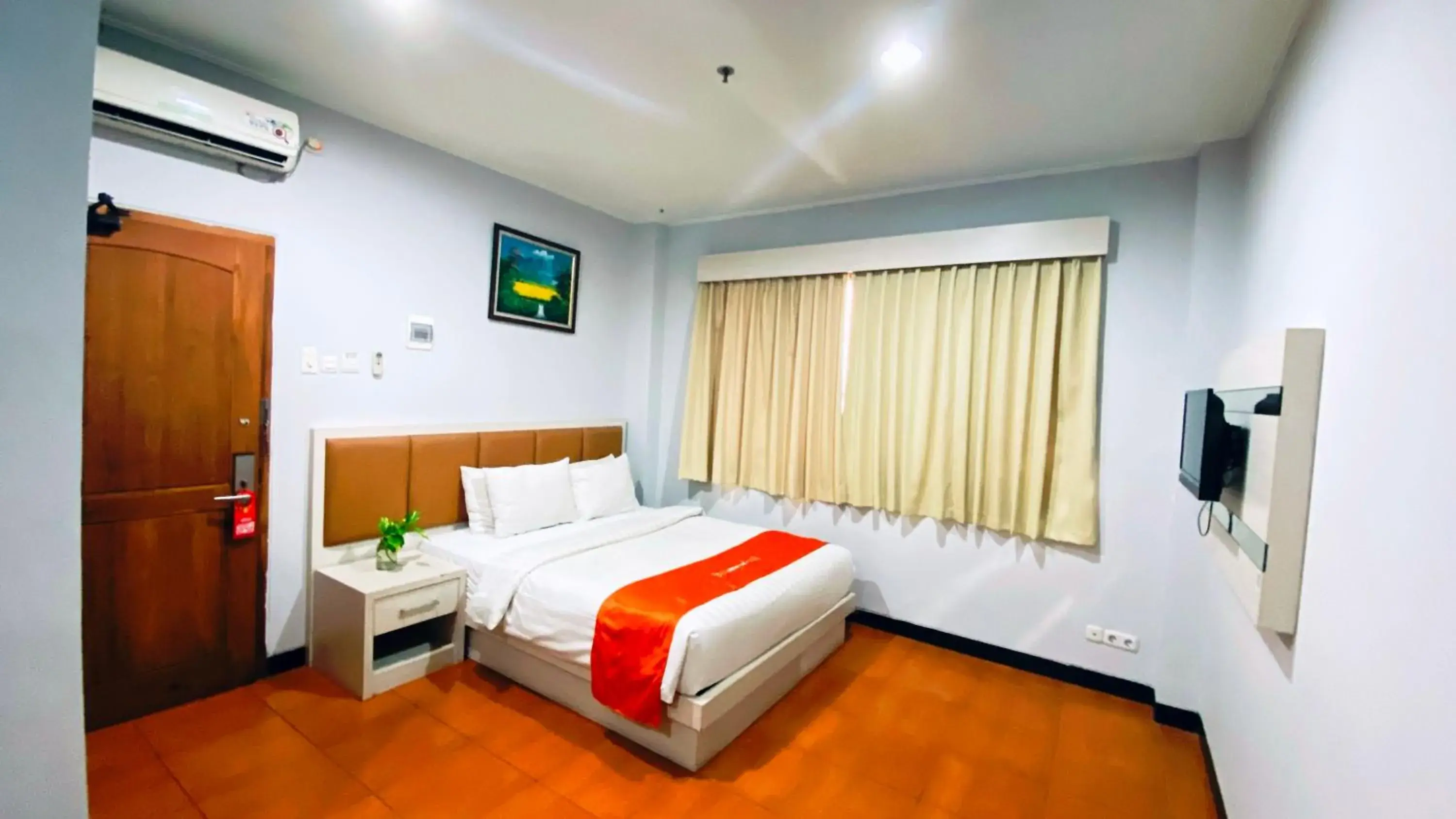 Bedroom, Bed in Front One HK Resort Simpang Lima Bedroom, Bed in Front One HK Resort Simpang Lima