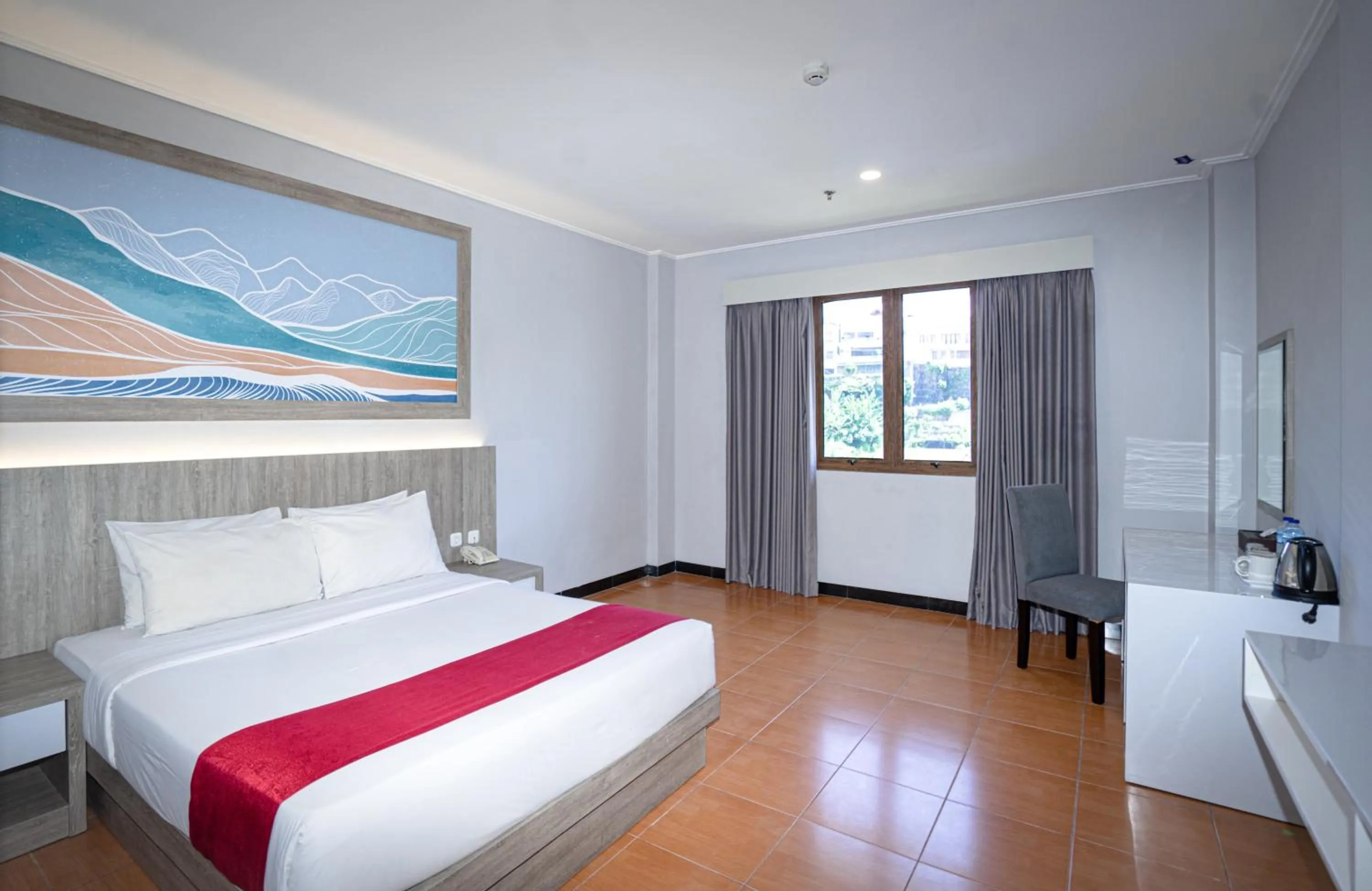 Bed in Front One HK Resort Simpang Lima