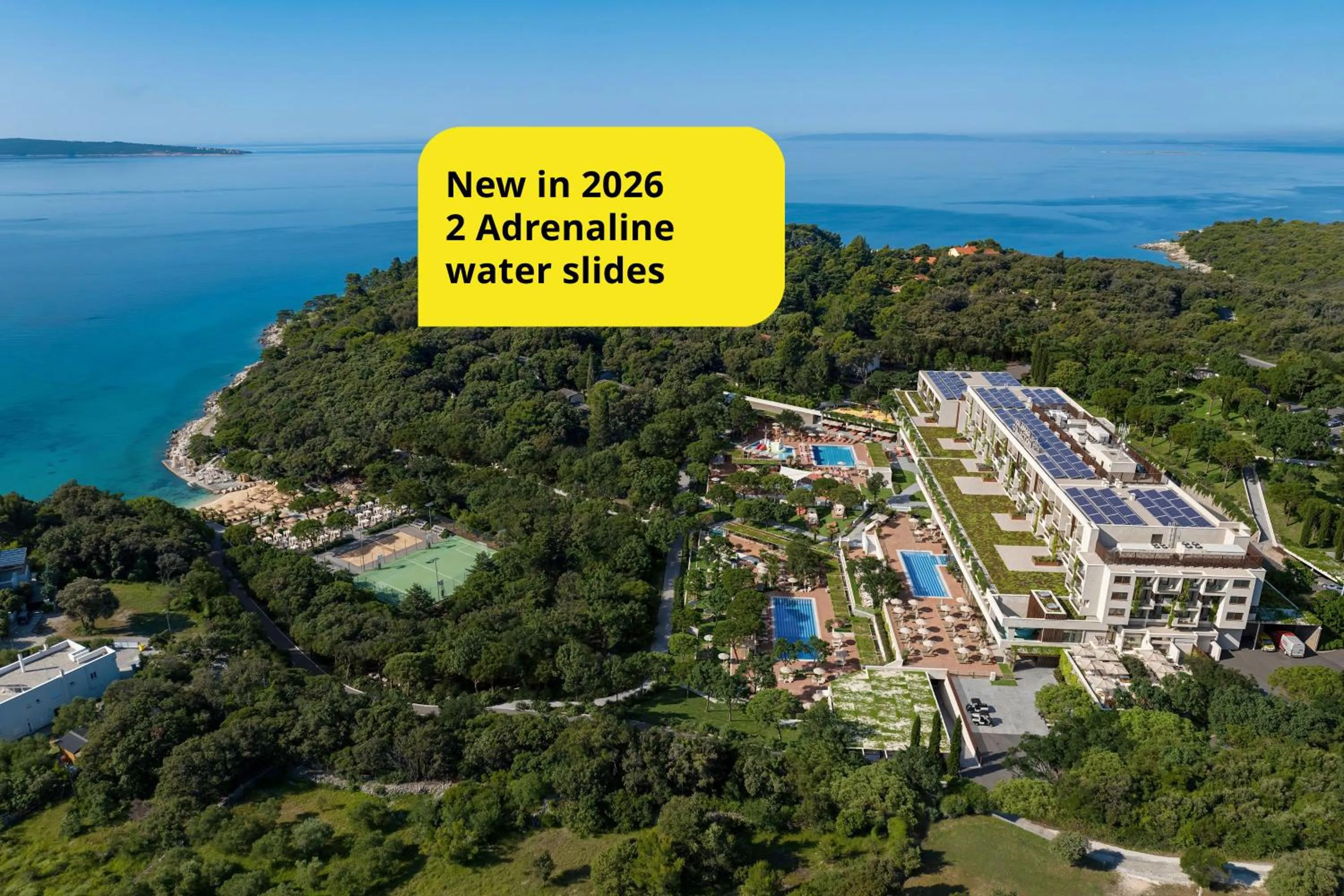 Bird's eye view in Arba Resort, Valamar Collection