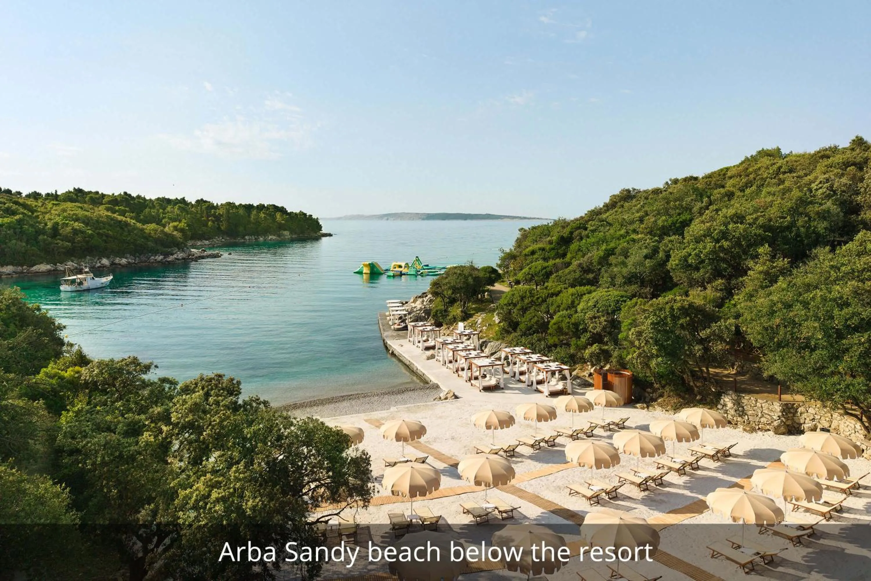 Beach in Arba Resort, Valamar Collection